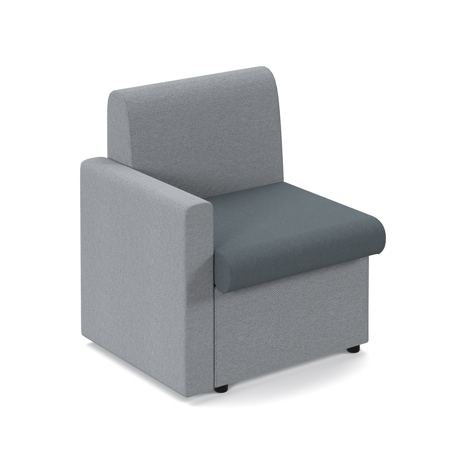 Alto Seating Right Hand Arm - Charcoal