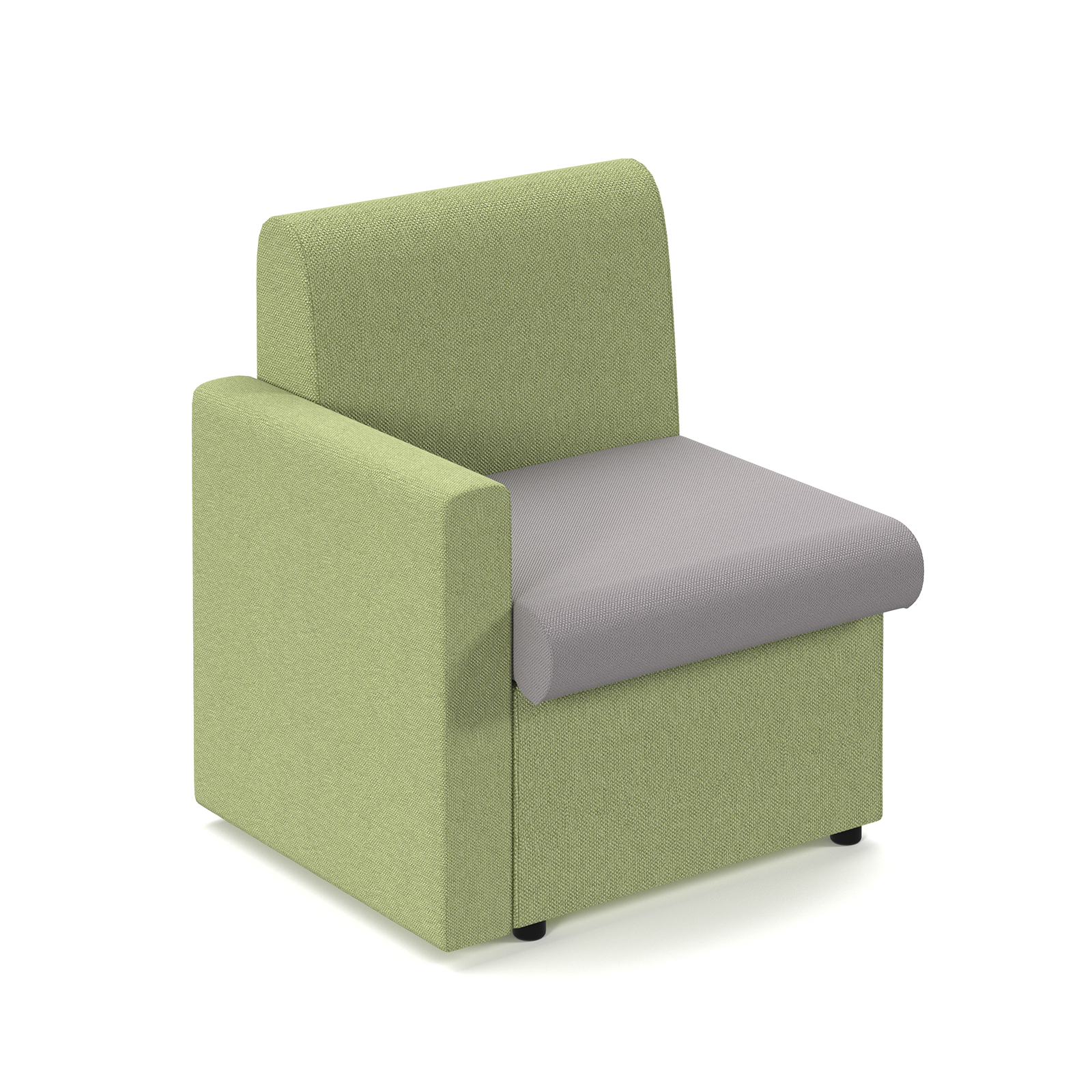 Alto Seating Right Hand Arm - Green