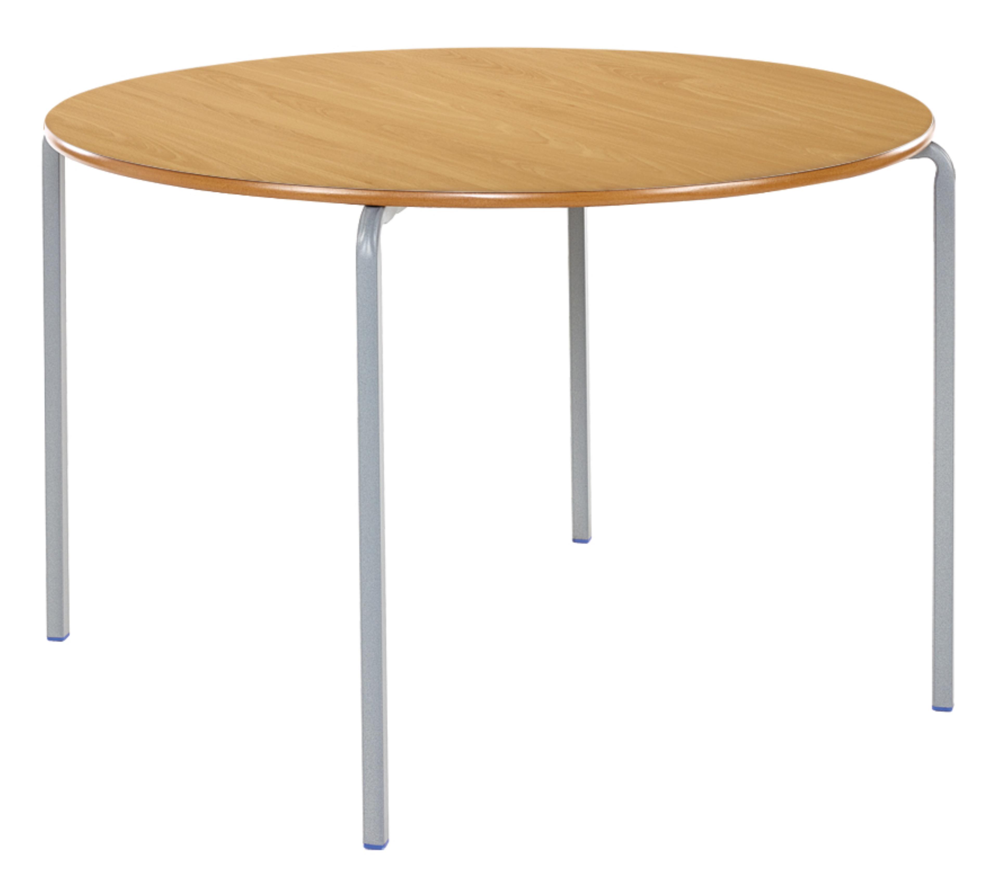Crushed Bent Circular Table, Dia 600mm - 11-14 Years - Beech