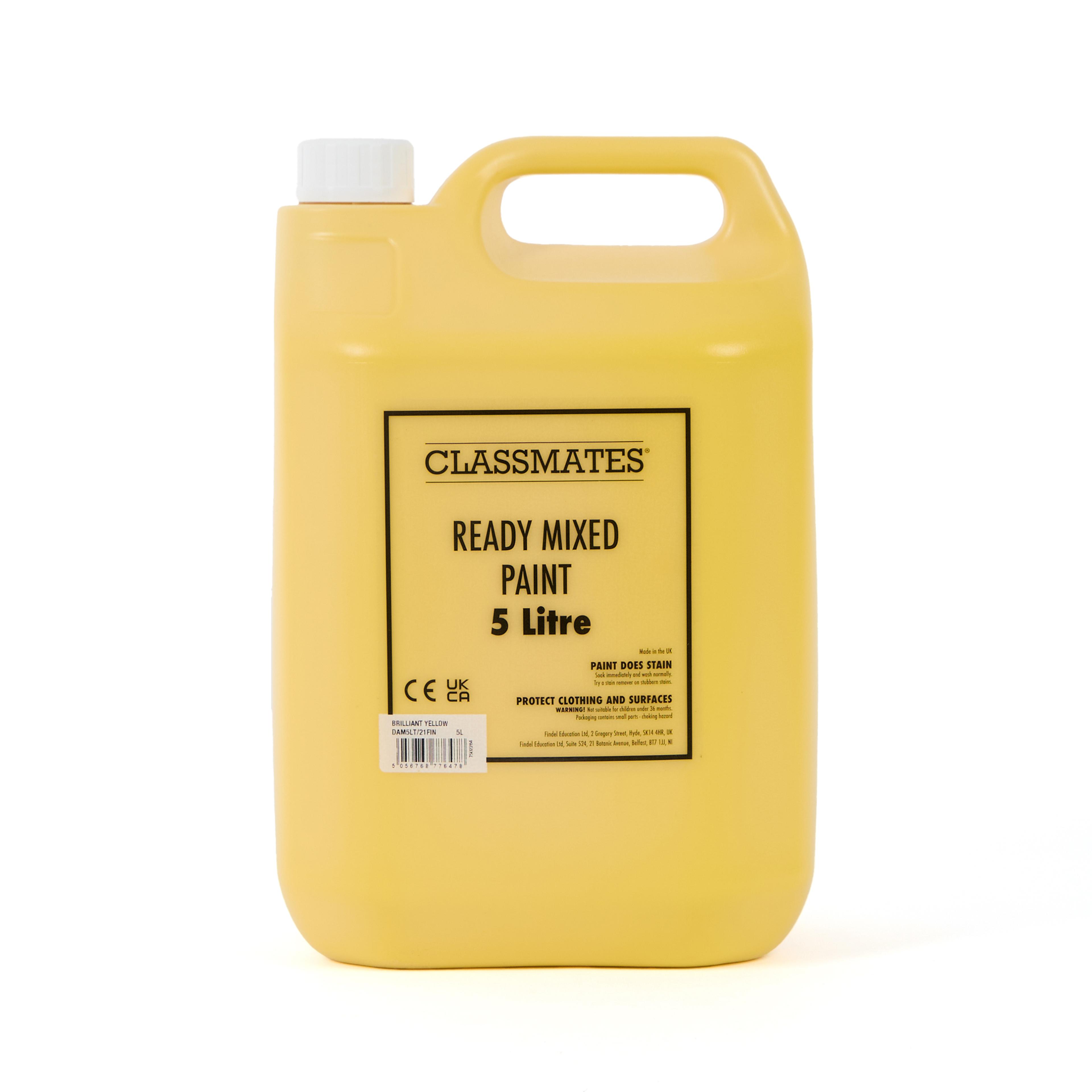 Classmates Ready Mixed Paint - 5L - Yellow