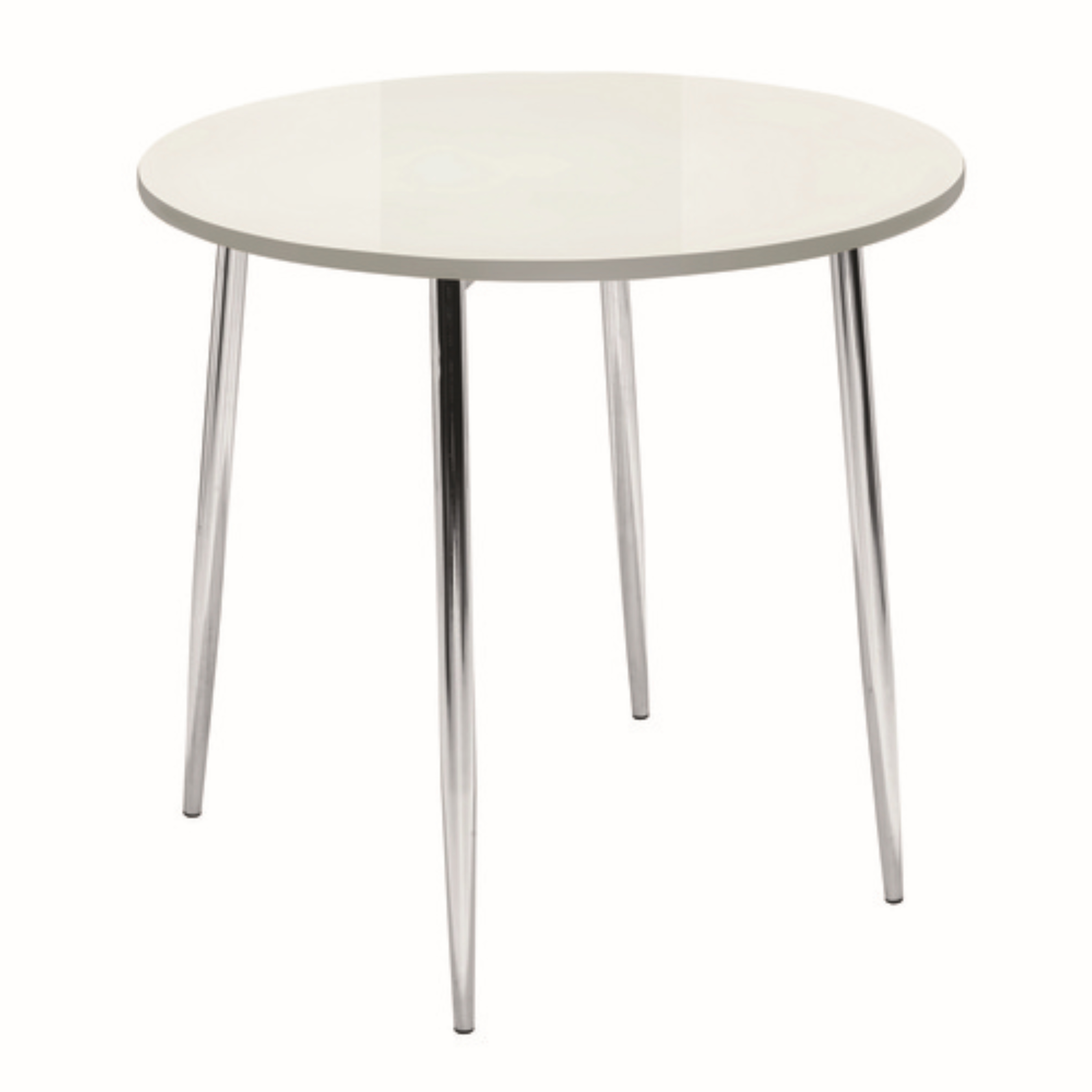 Ellipse 4 Leg Table 800mm - White