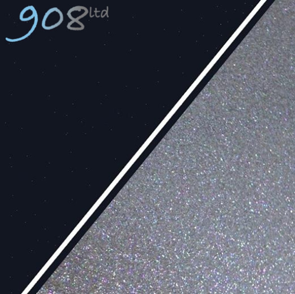 Duo Sparkling Acrylic - Silver - 610x400x3mm