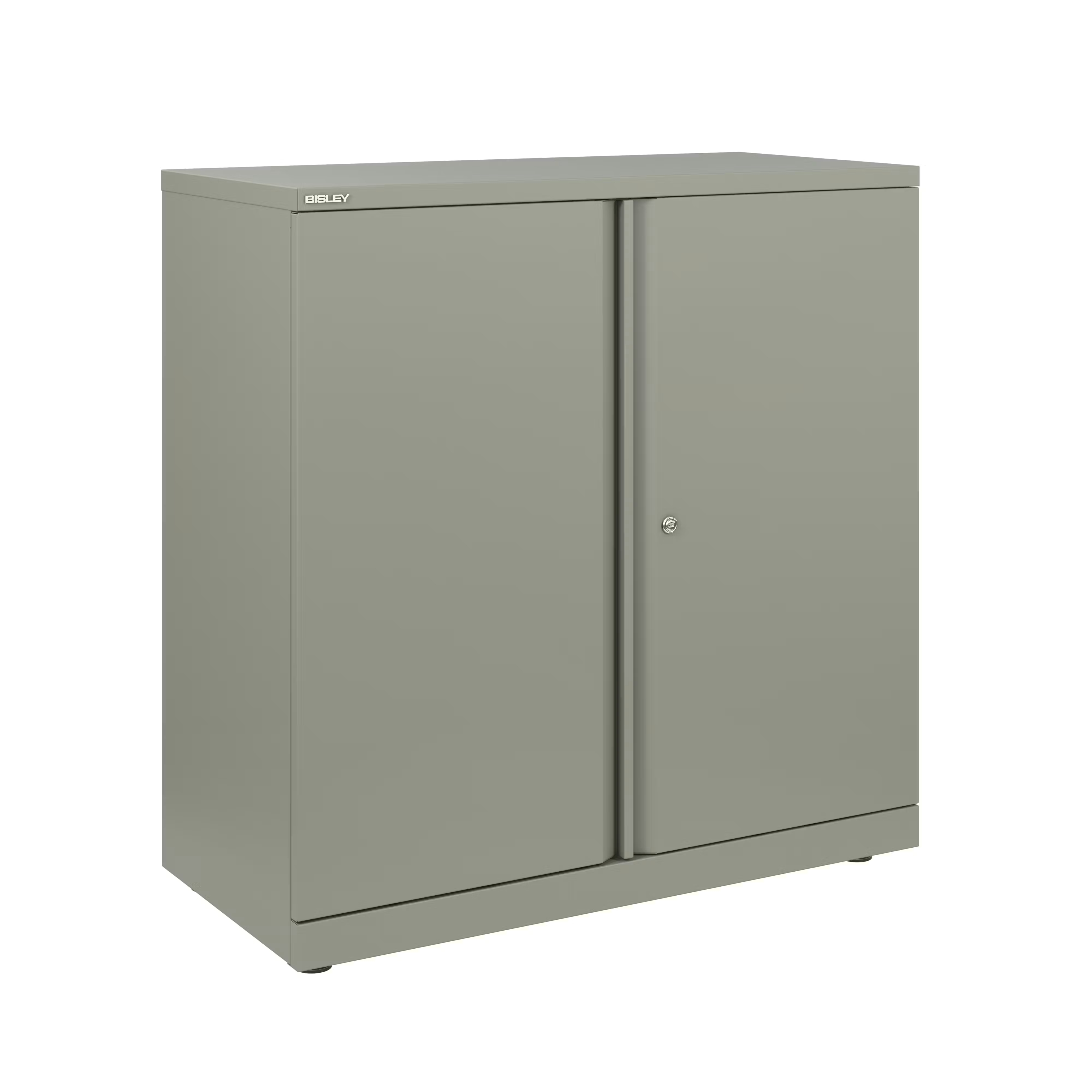 Bisley Double Door Cupboard - Silver