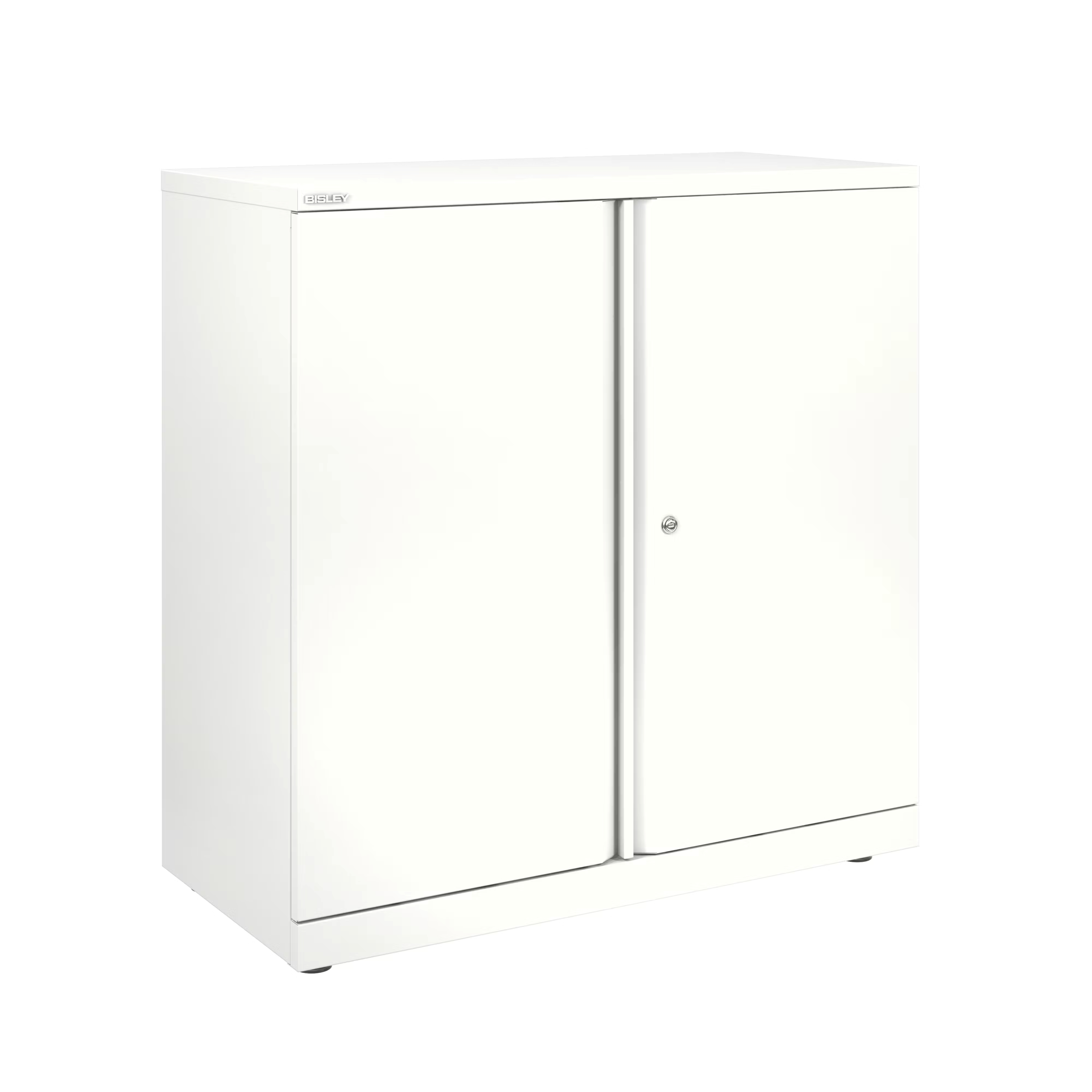 Bisley  Double Door Cupboard - White
