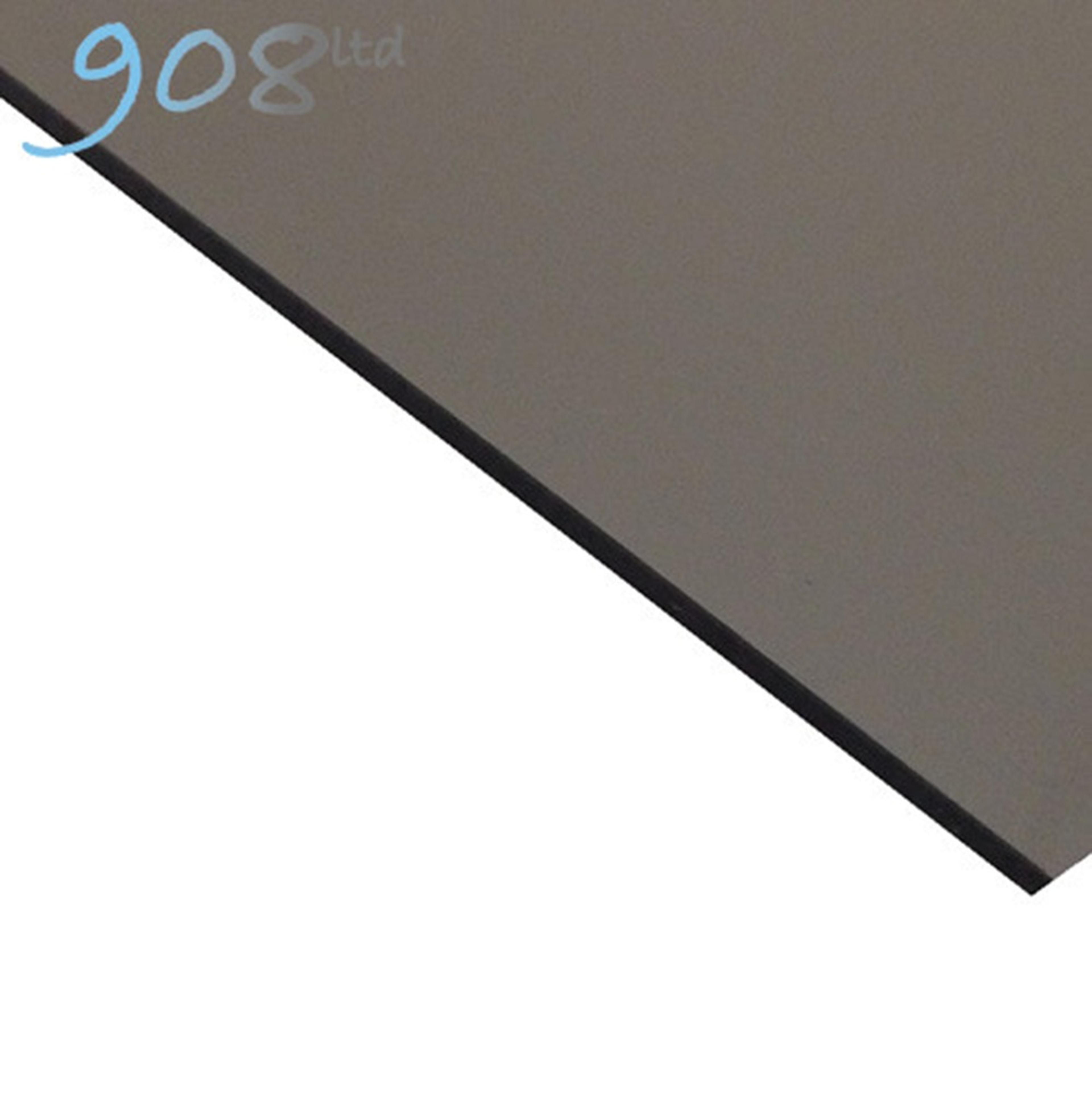External Laminate Gloss 2 ply - Silver/Black - 610x400x1.5mm