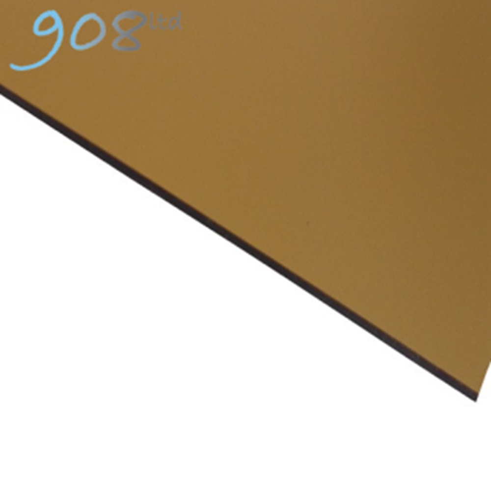 External Laminate Matt - Gold/Black - 900x500x1.6mm