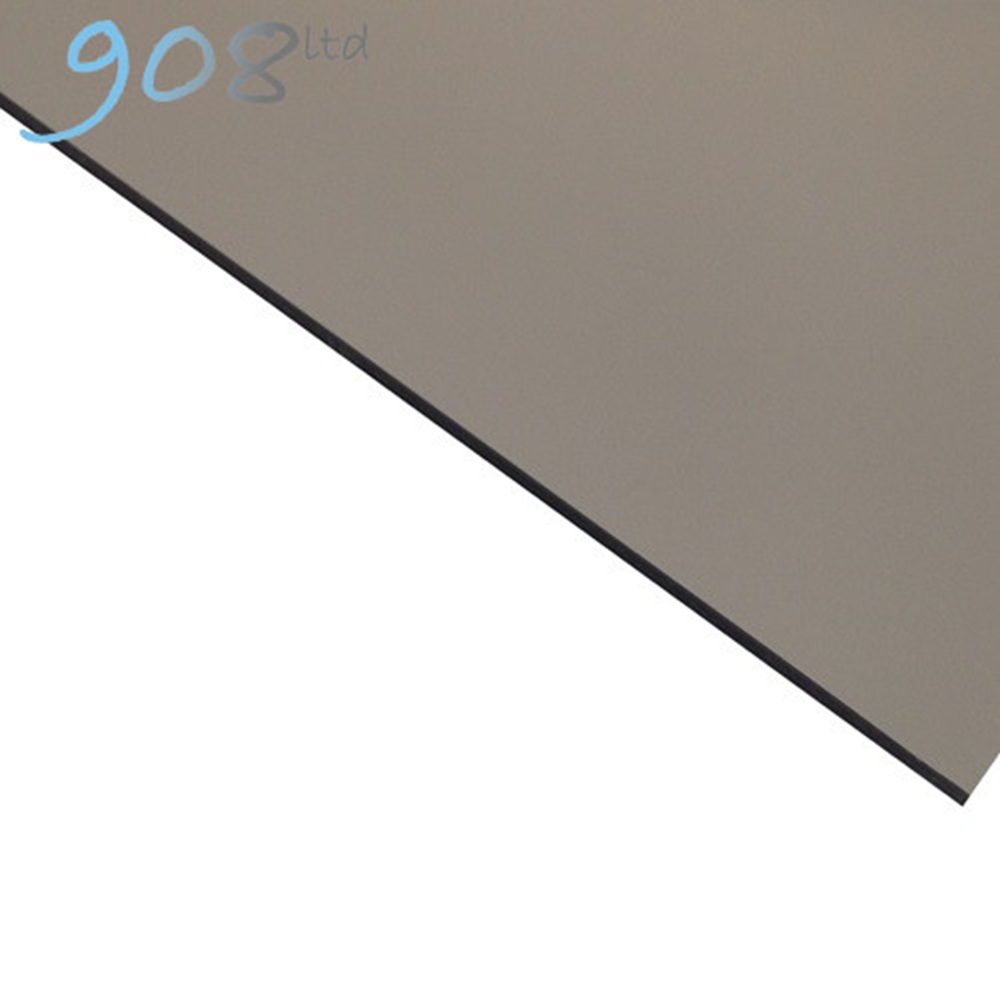 External Laminate Matt - 2 ply - Silver/Black  - 610x400x3.2mm