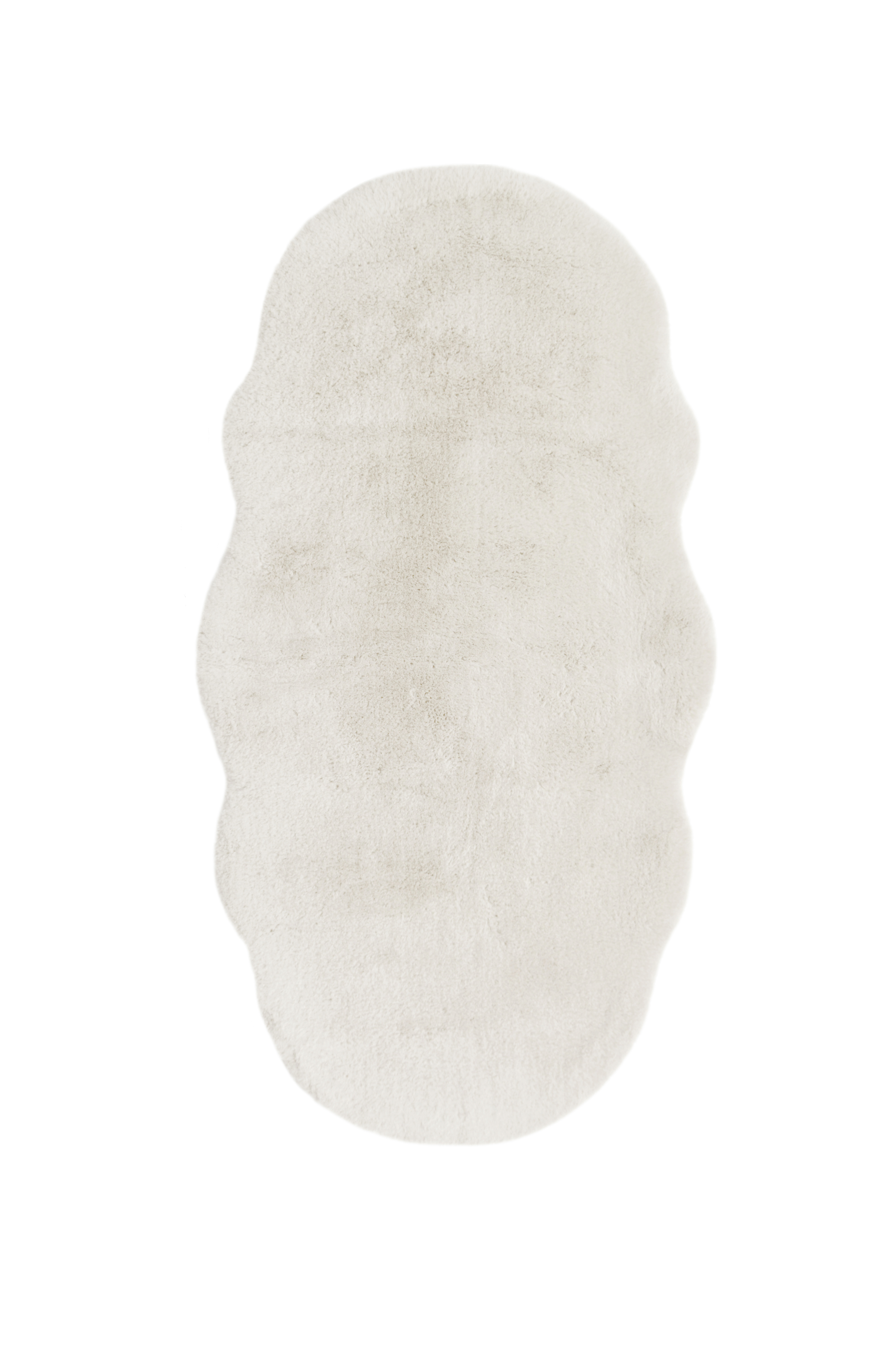 Luxury Faux Fur Rug Double - Ivory