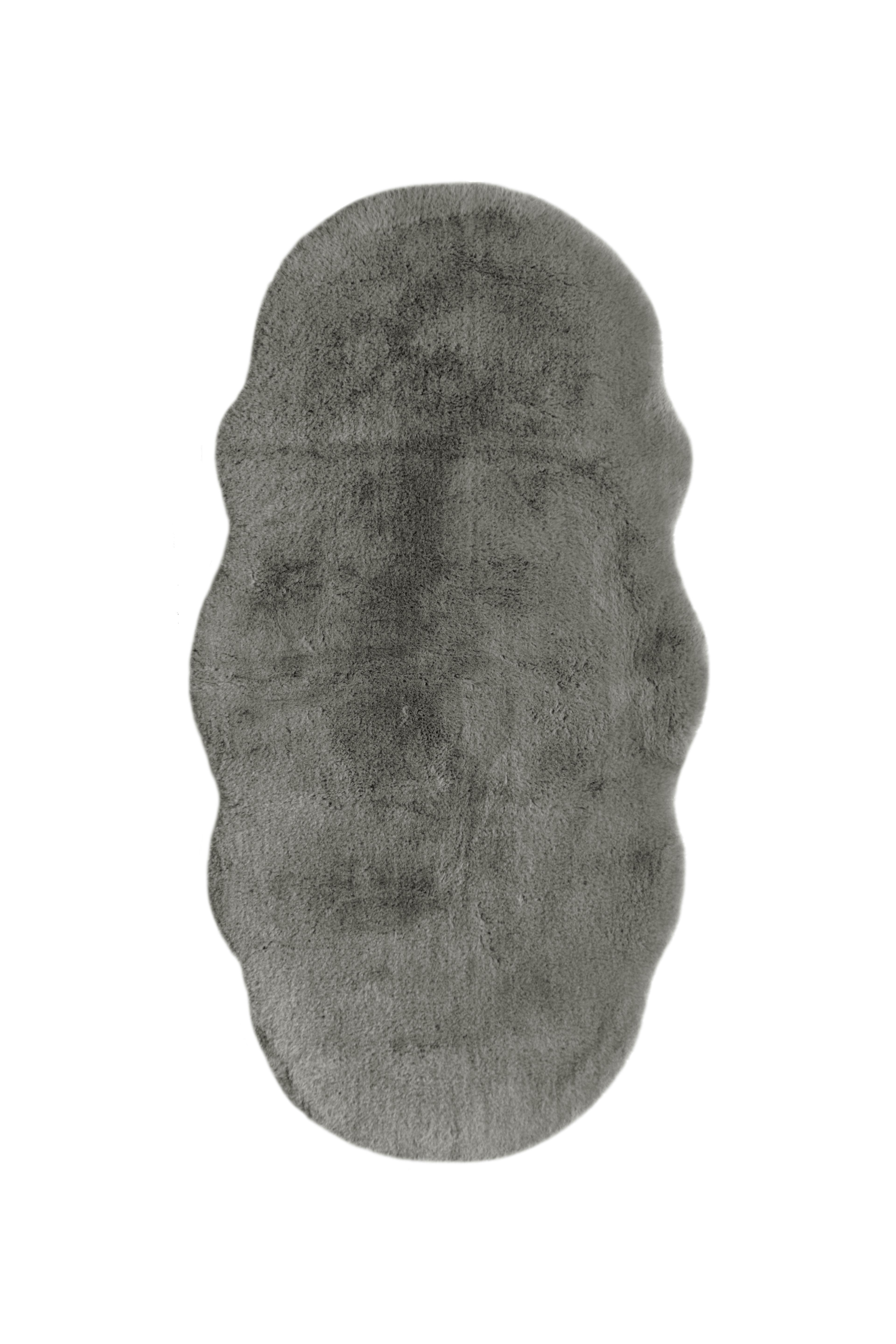 Luxury Faux Fur Rug Double - 70 x 140cm - Grey