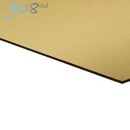 Flexline High Gloss - Gold/Black - 610x400x1.5mm