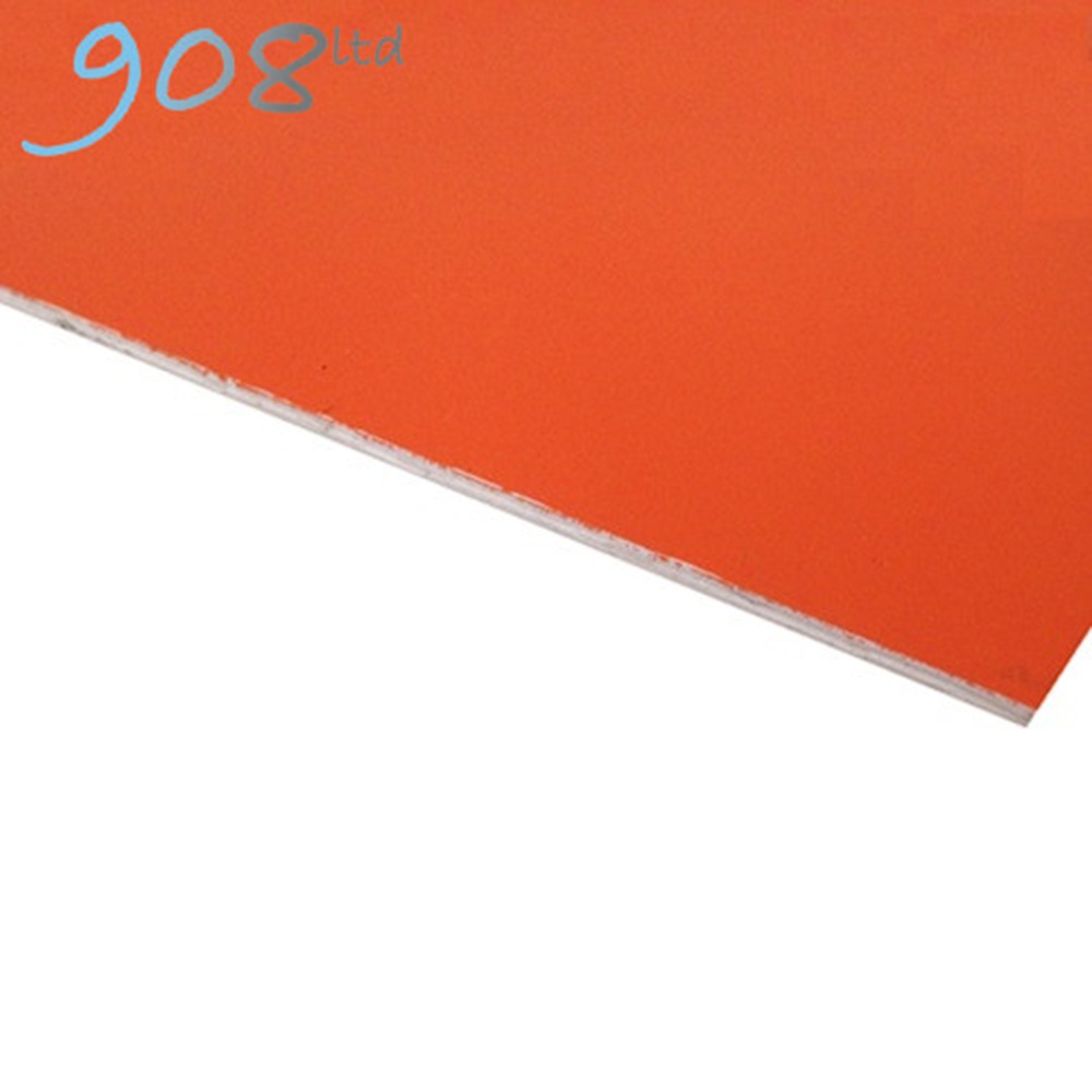 Flexline Laminate Matt - Orange/White - 610x400x0.6mm