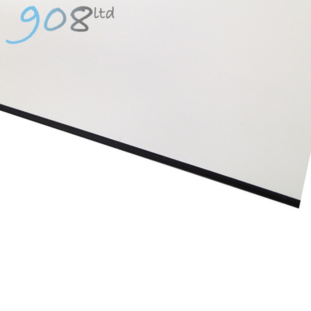 Flexline Laminate Matt - White/Black - 500x300x0.6mm