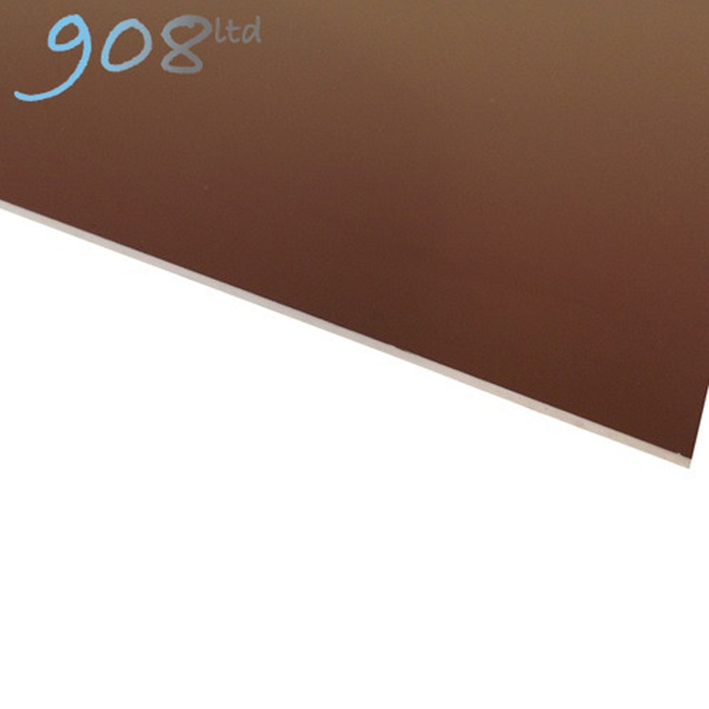 Flexline Laminate Matt - Brown/White - 610x400x1.5mm