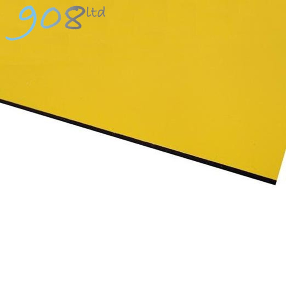 Flexline Laminate Matt - Yellow/Black - 610x400x1.5mm