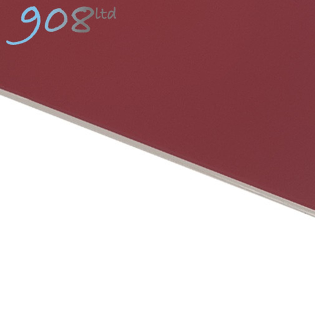 Flexline Laminate Matt - Burgundy/White - 500x300x1.5mm