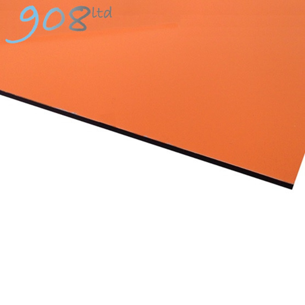 Flexline Laminate Matt - Orange/Black - 610x400x1.5mm