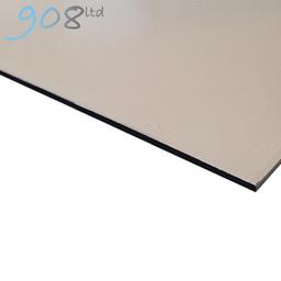 Flexline Laminate Brushed - Silver/Black -500x300x0.6mm