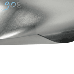 Laser Foil - Brushed - Silver/Black - 610x305x0.2mm 