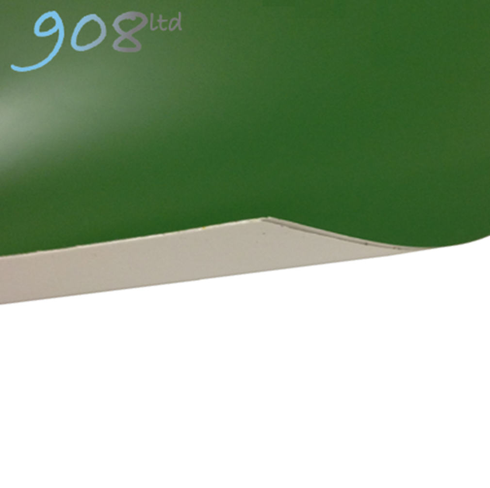 Laserfoil - Gloss - Green/White - 610x305x0.2mm