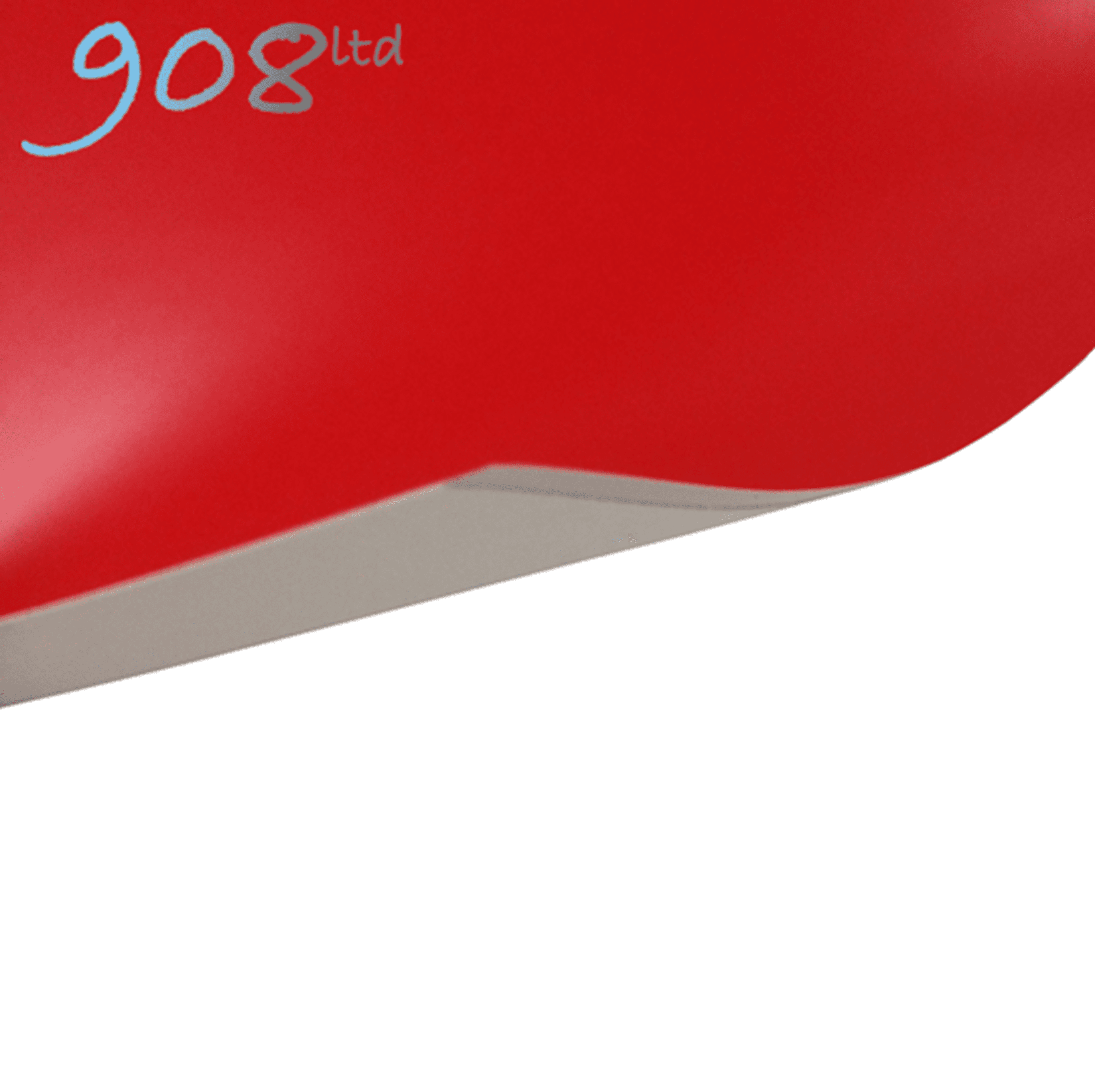 Laserfoil - Gloss - Red/White - 610x305x0.2mm