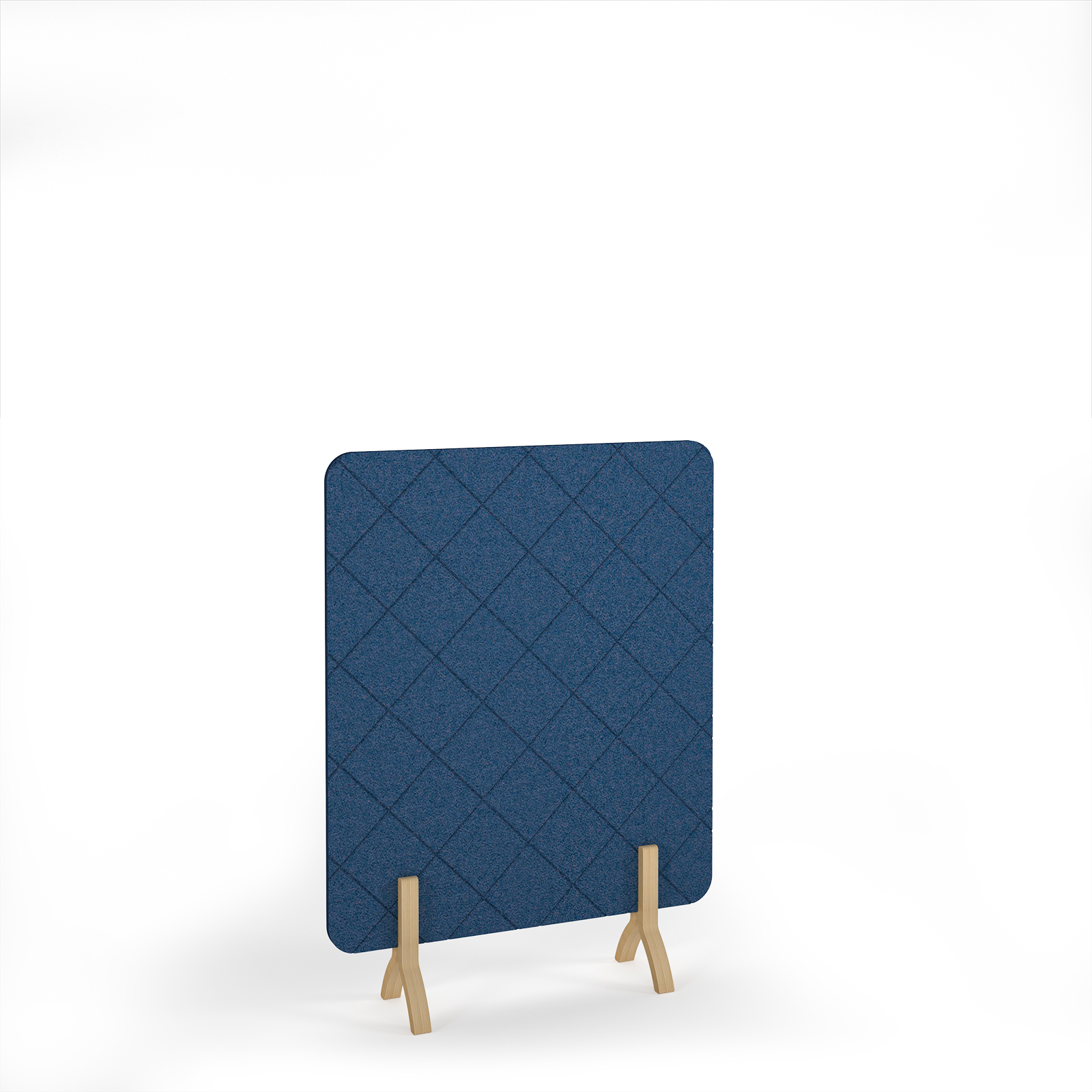 Lattice Floor Standing Screen - Blue