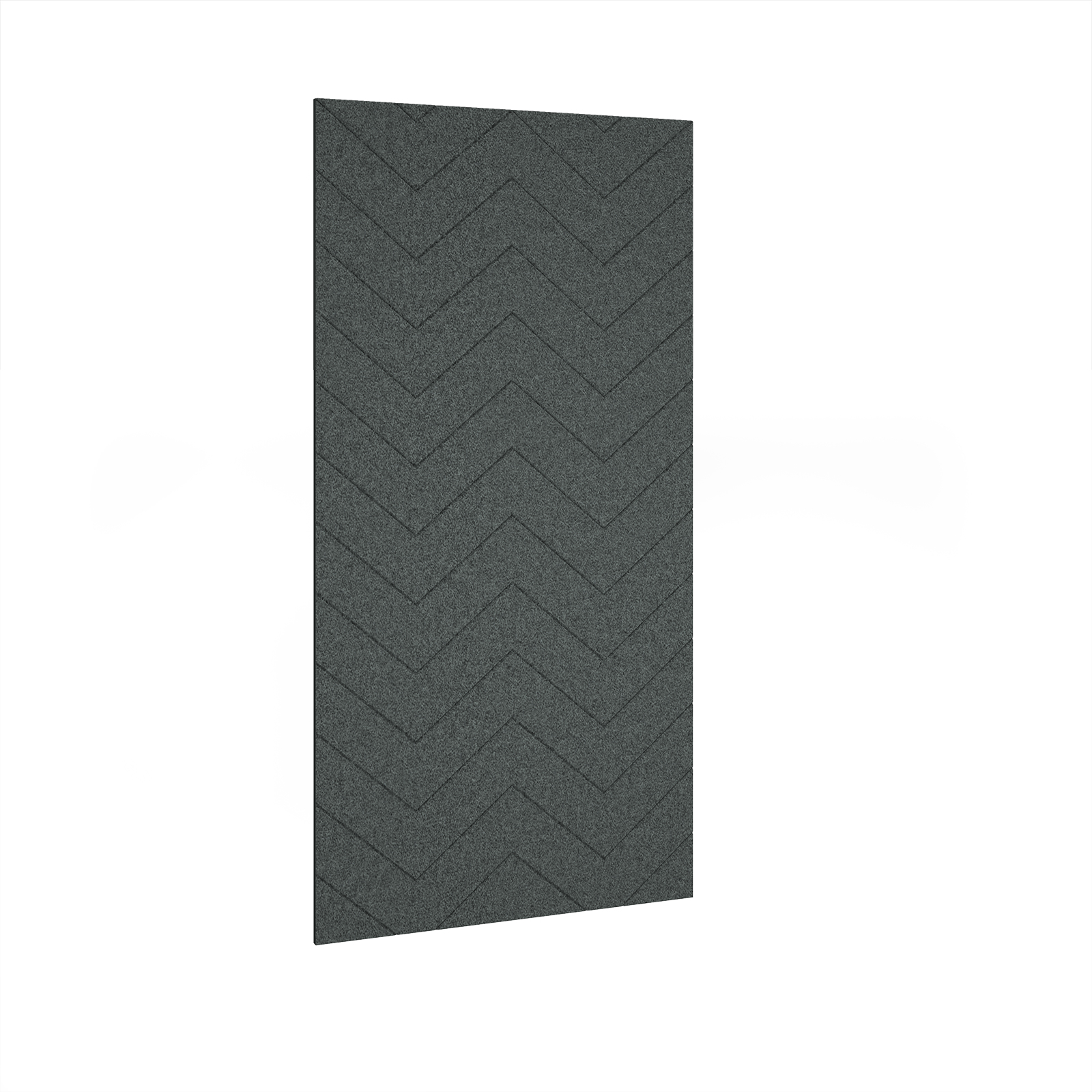 Zigzag Wall Panel - Dark Grey