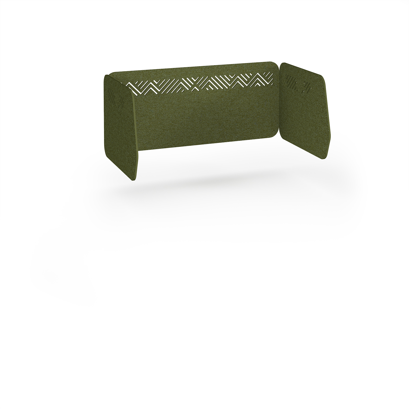 Chevron Acoustic Elev8 Screen W1400mm - Dark Green