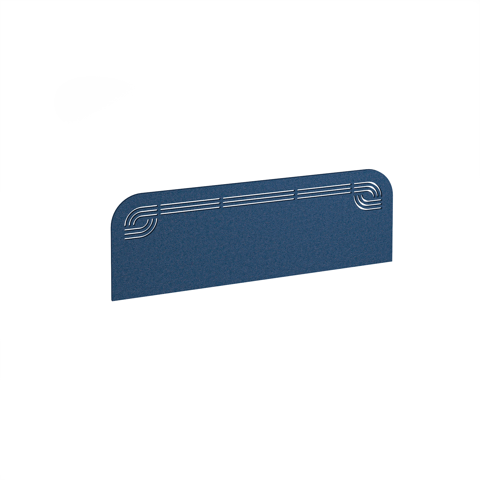 Offset Acoustic Desktop Screen W1200mm - Blue