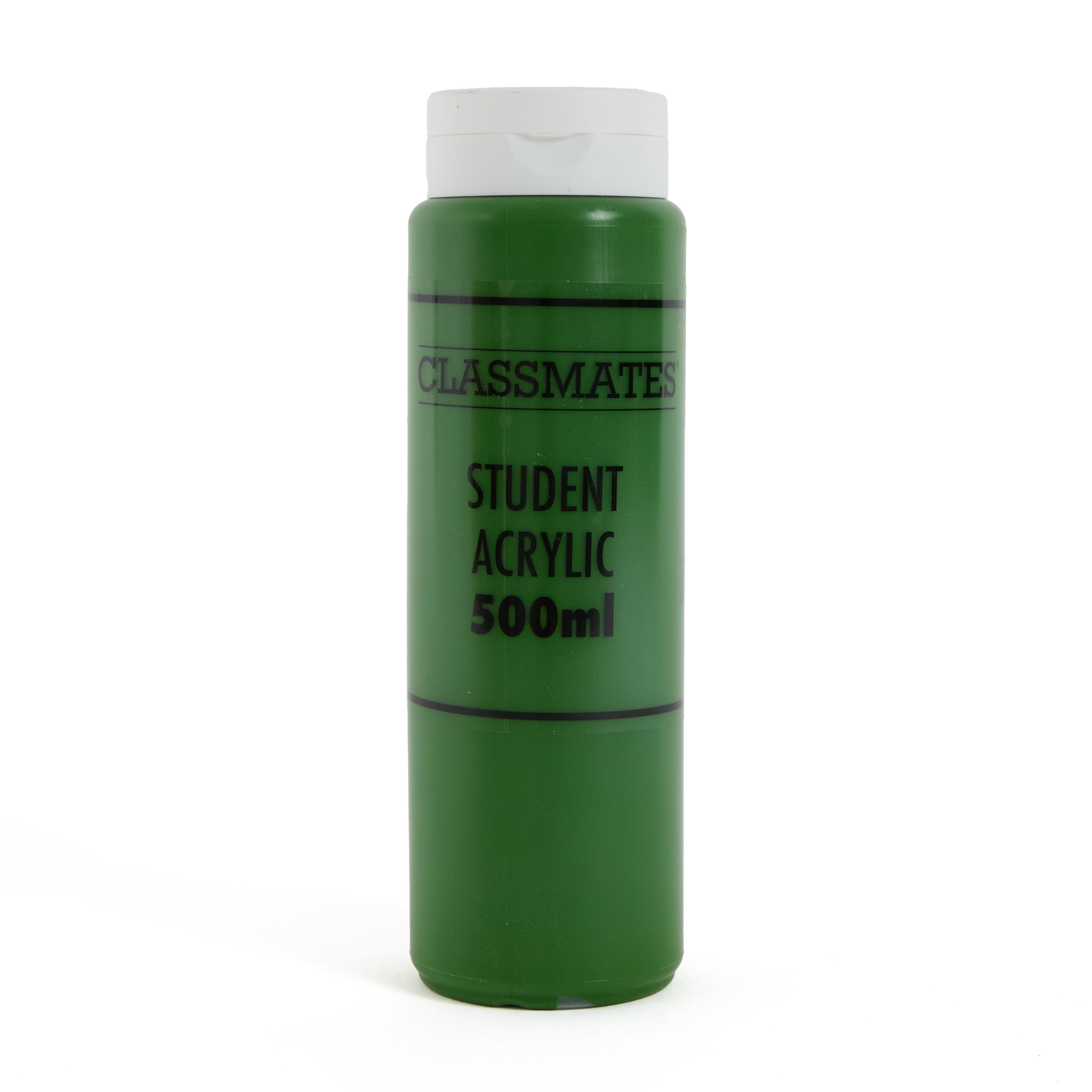 Classmates Student Acrylic - 500ml - Olive Green