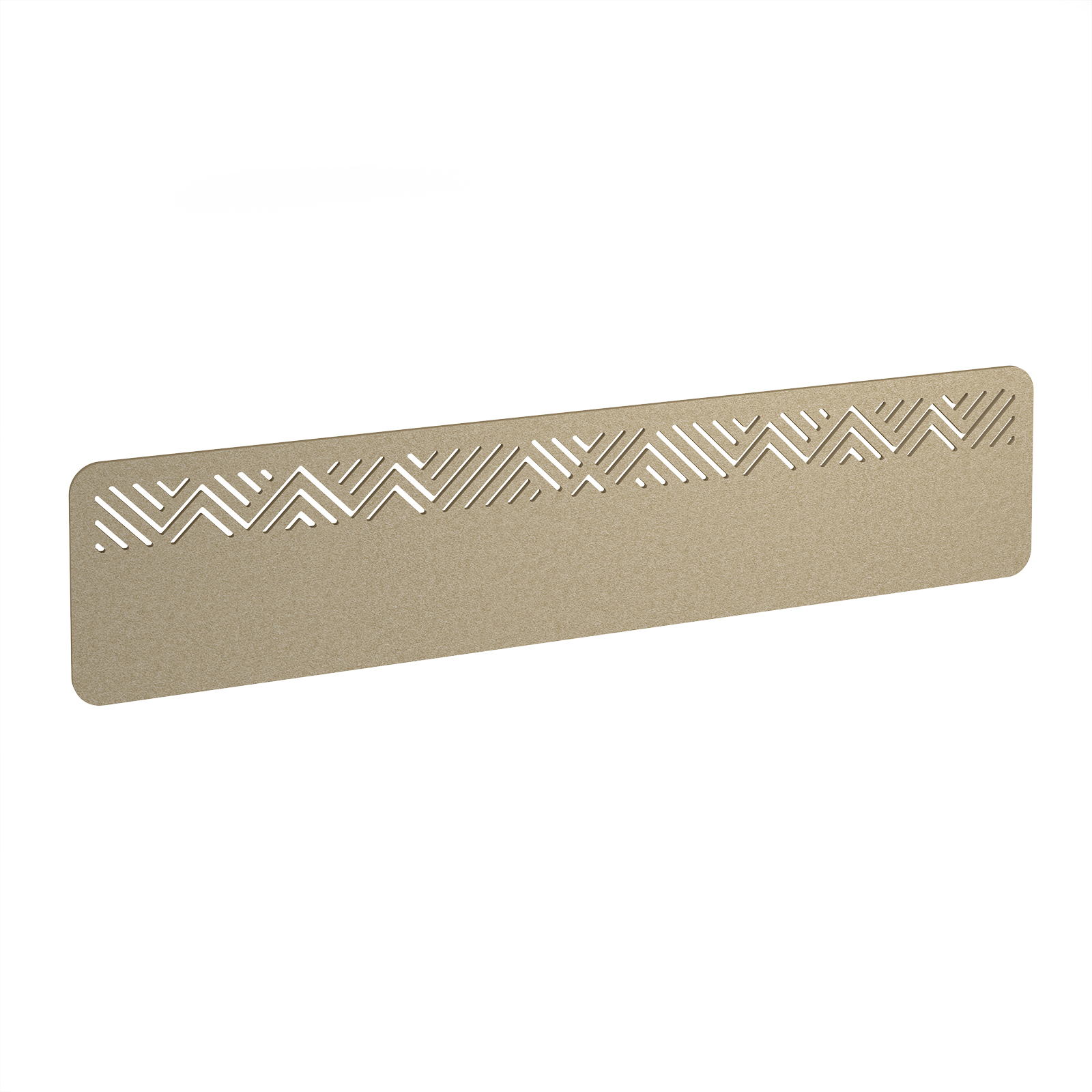 Offset Acoustic Desktop Screen W1800mm - Beige