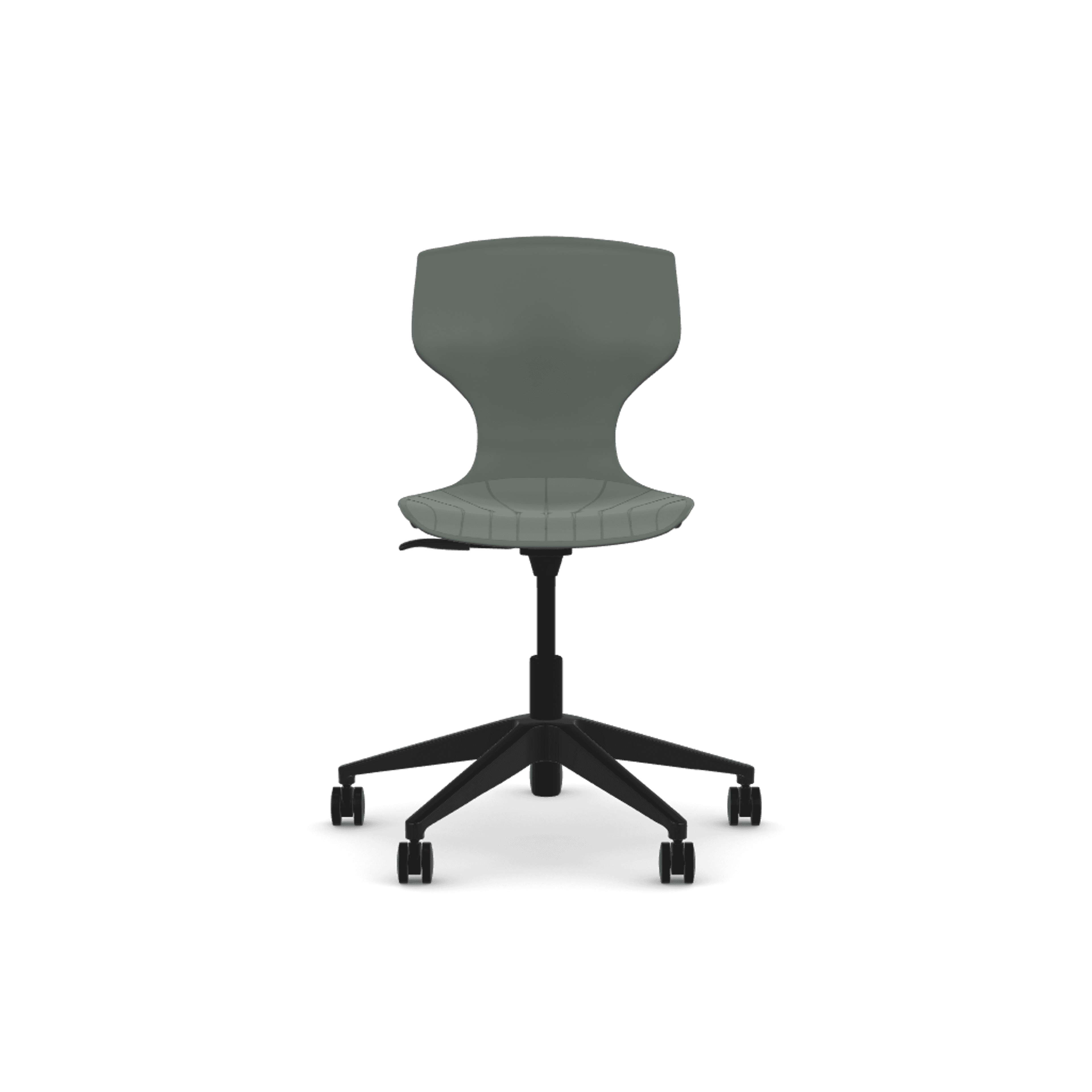 Cogni Task Chair (upholstered) - Black frame - Dark Grey
