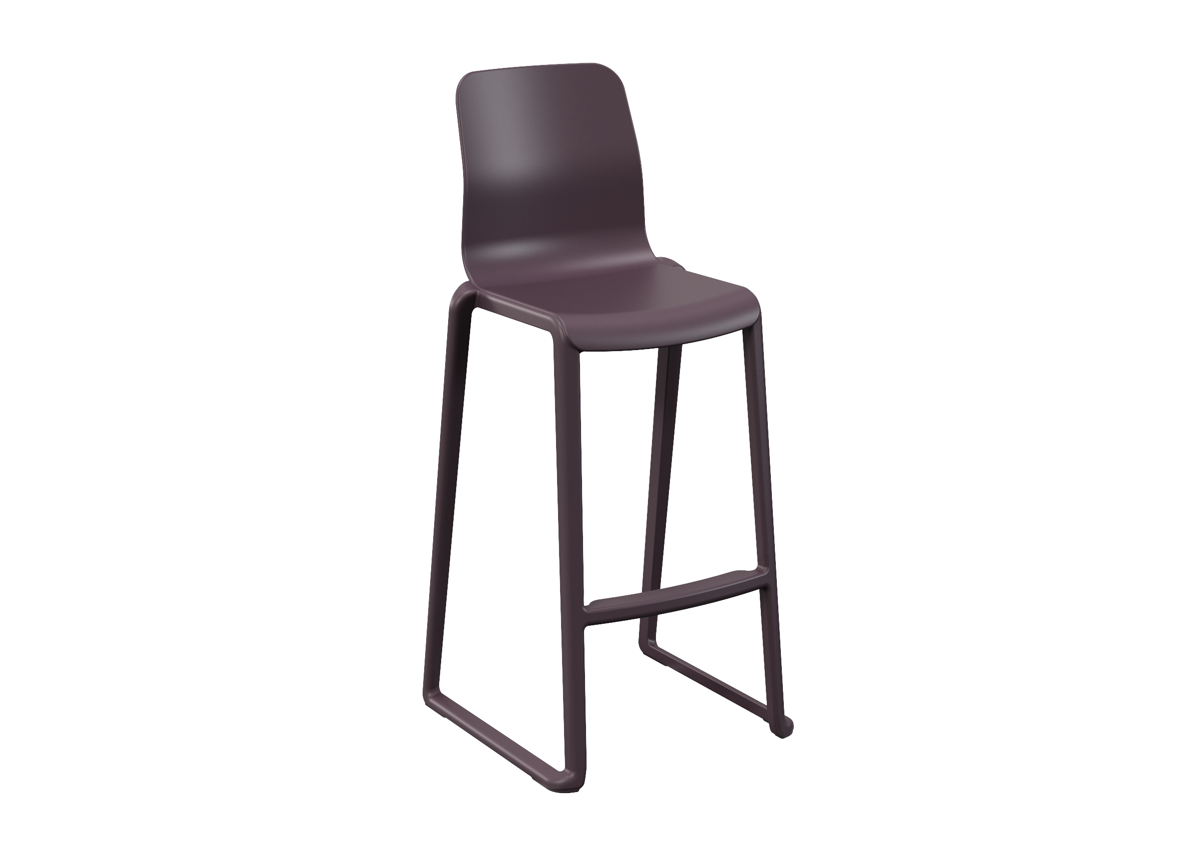 Hatton High Back Chair - Purple Haze