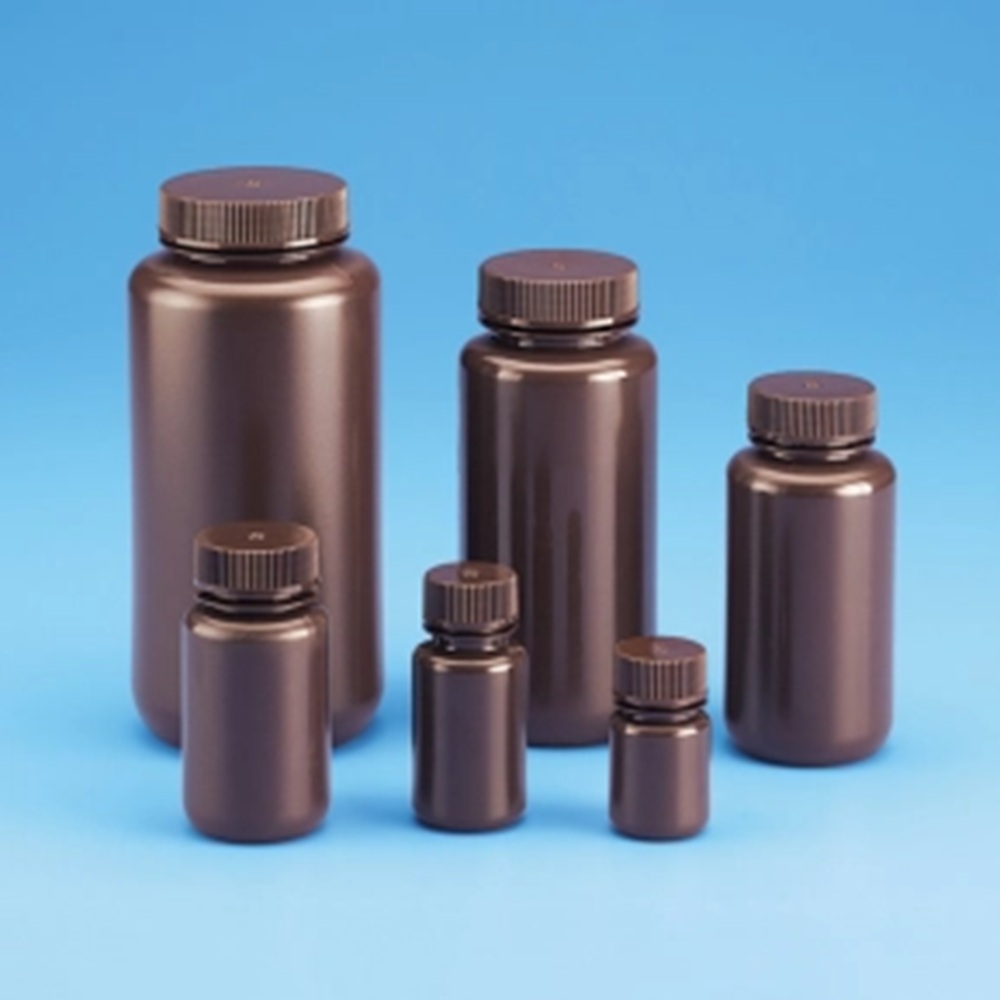 HDPE Bottle-Wide Neck-Amber-500ml-P10