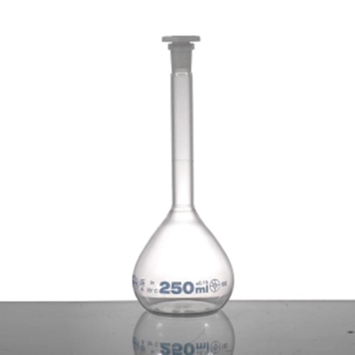 Glassco Volumetric Flask with Stopper - Class A - 25ml - Pack of 2 ...
