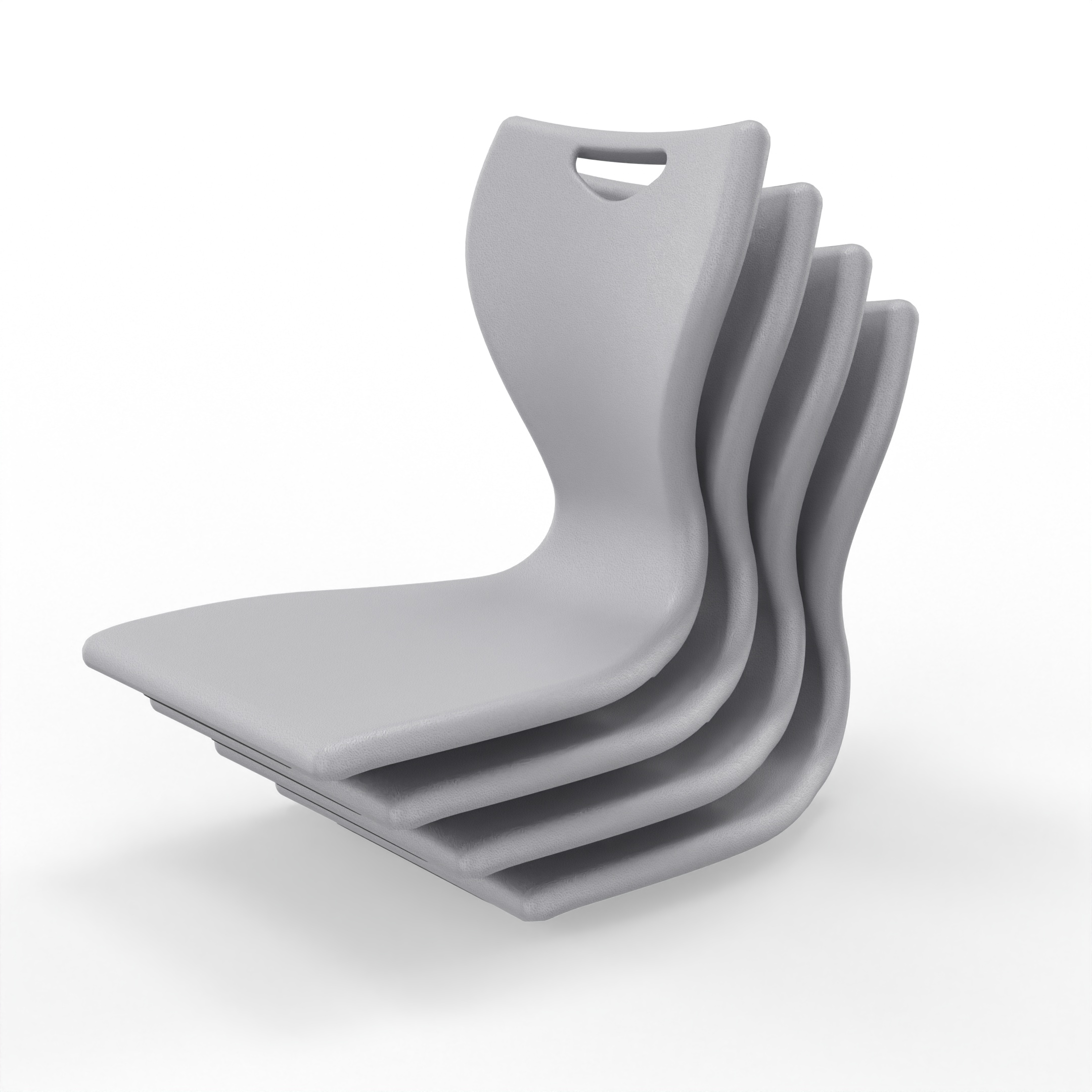 EN BOB Floor Chairs - Light Grey