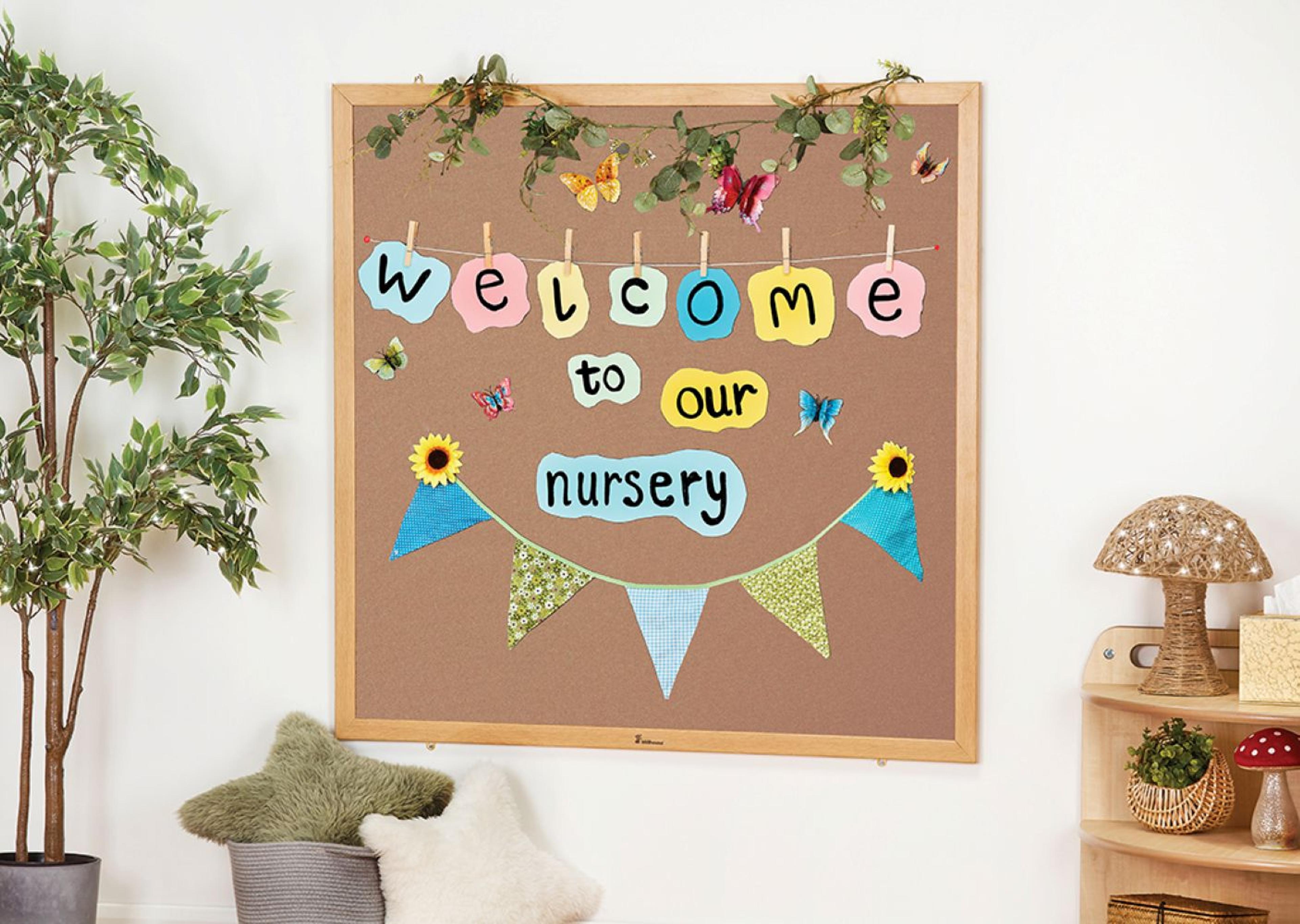 Natural Wooden Framed Display Board - 1800 x 1200mm