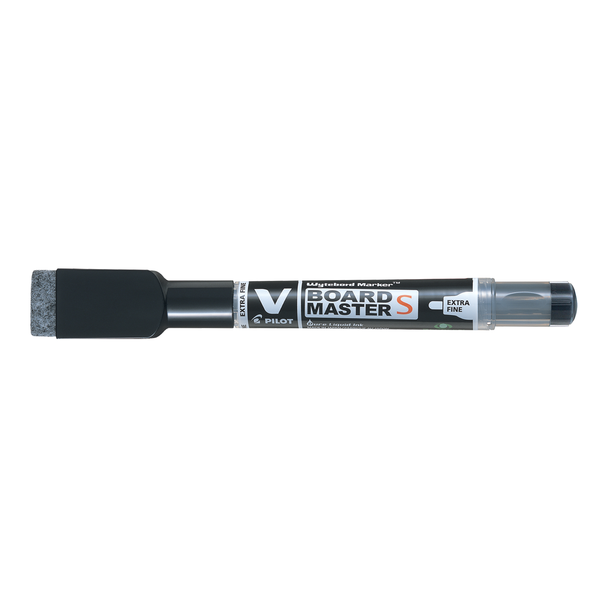 PILOT V-B Marker with Eraser EFT P10 Blk