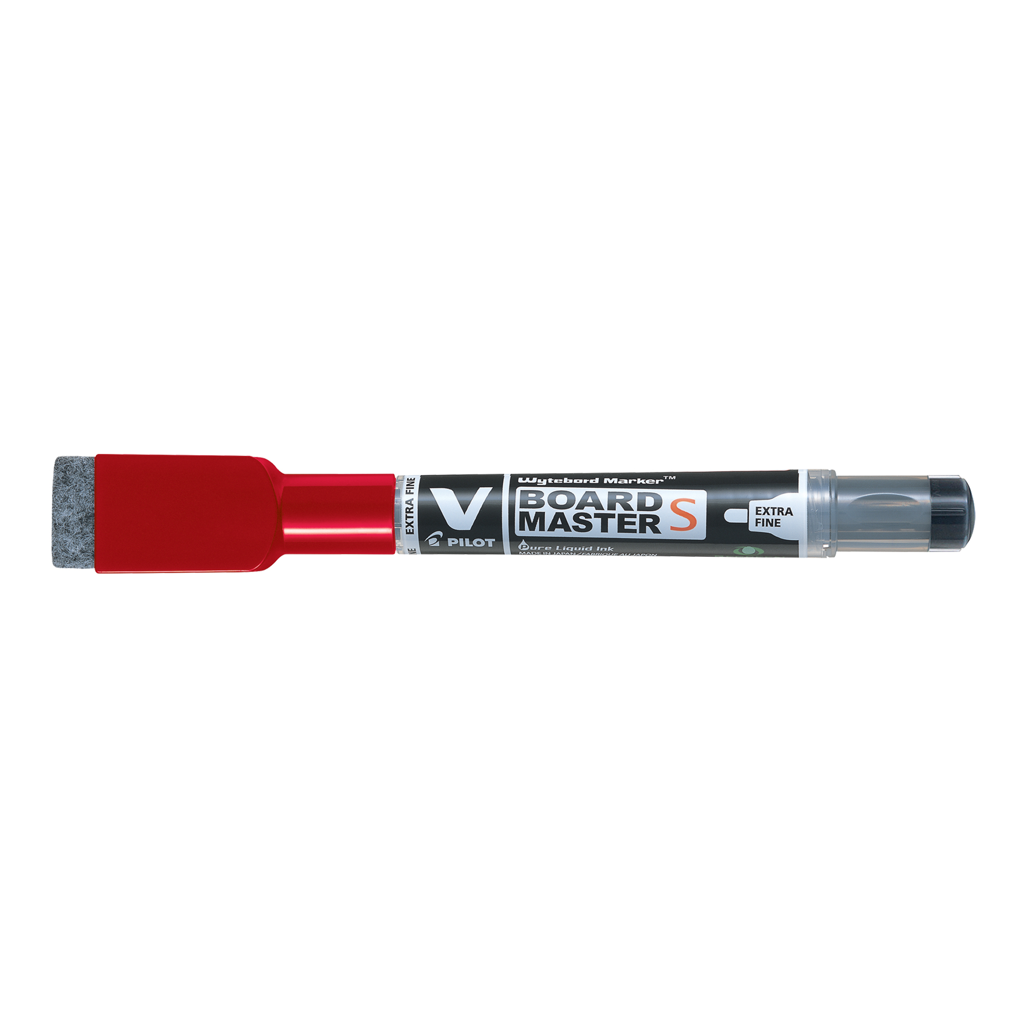 PILOT V-B Marker with Eraser EFT P10 Red