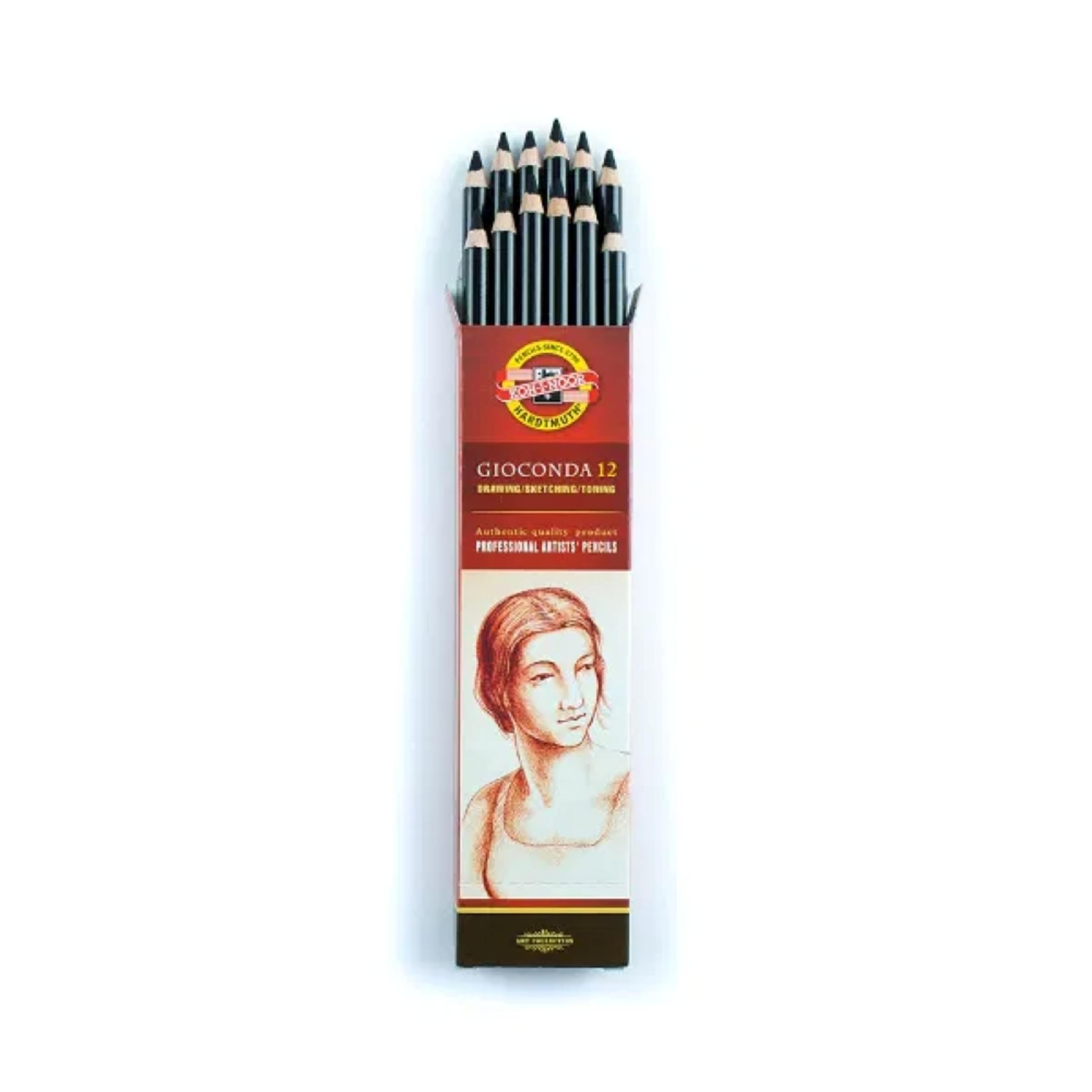 Charcoal Pencils - Box of 12 - Charcoal