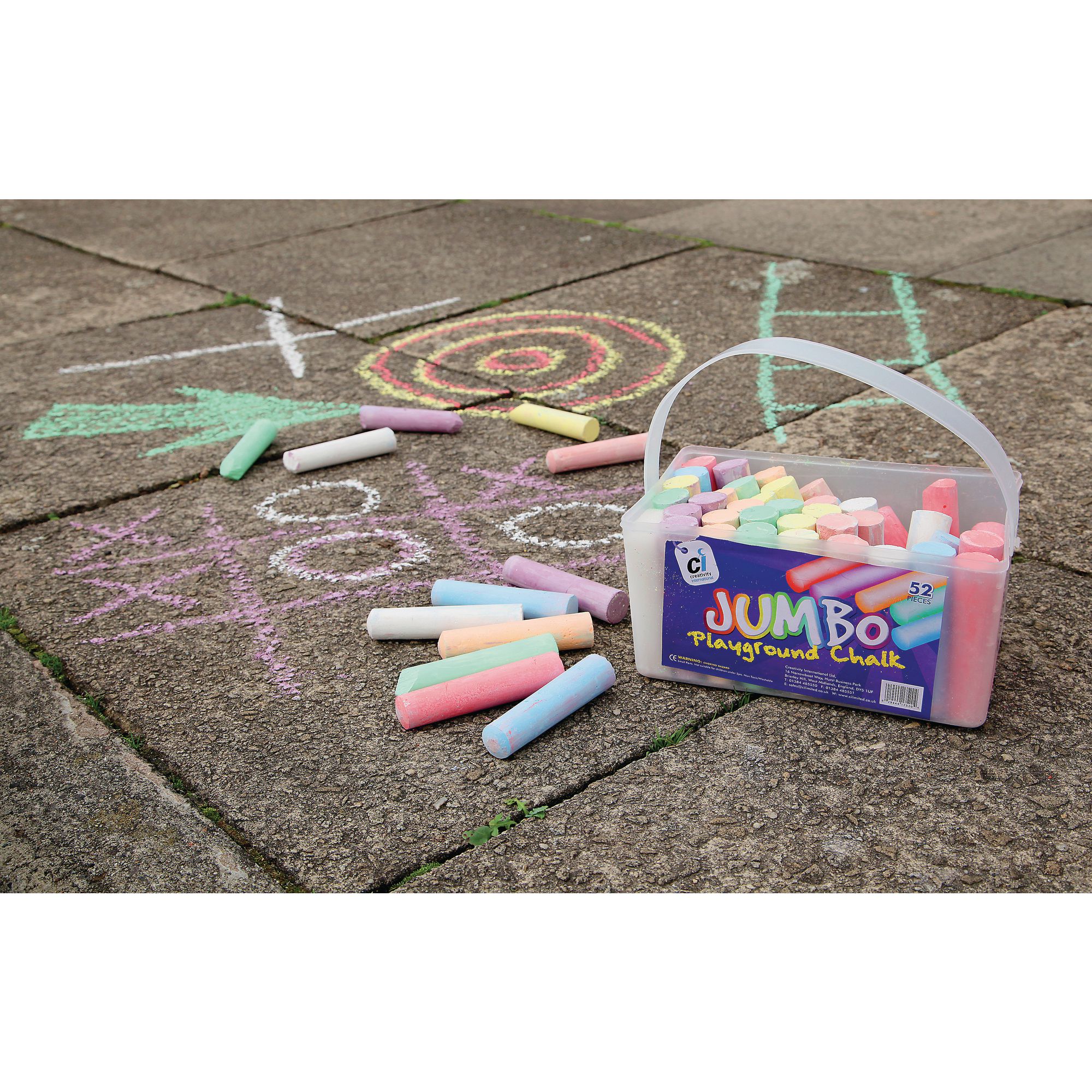 Classmates Jumbo Sidewalk Chalk - Pack 