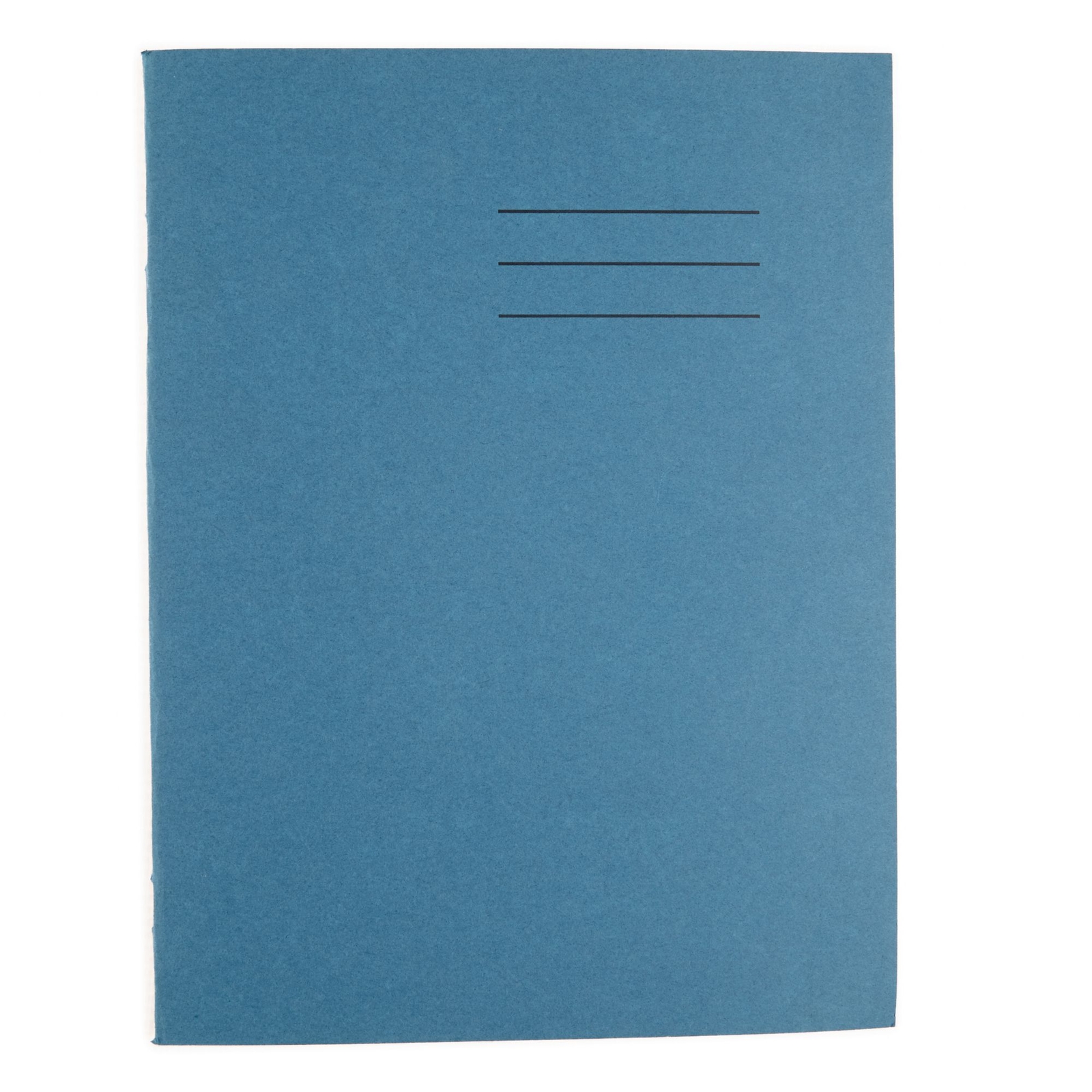 8 x 4"/200 x 120mm Regulation NB Light Blue Cover 7mm Ruled Exercise Book - 80 Page - Pack of 100