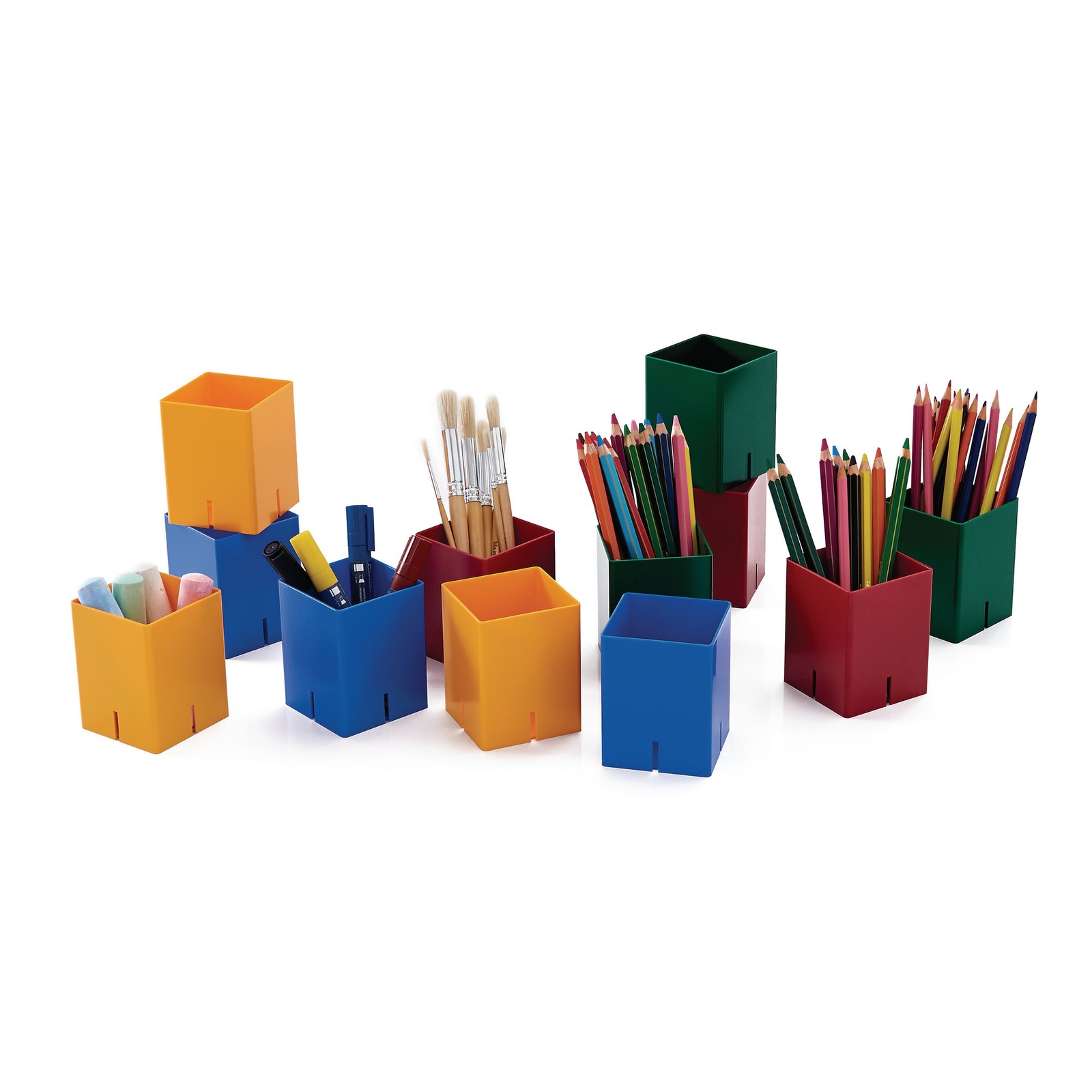 Primary Colour Storage PotsP12