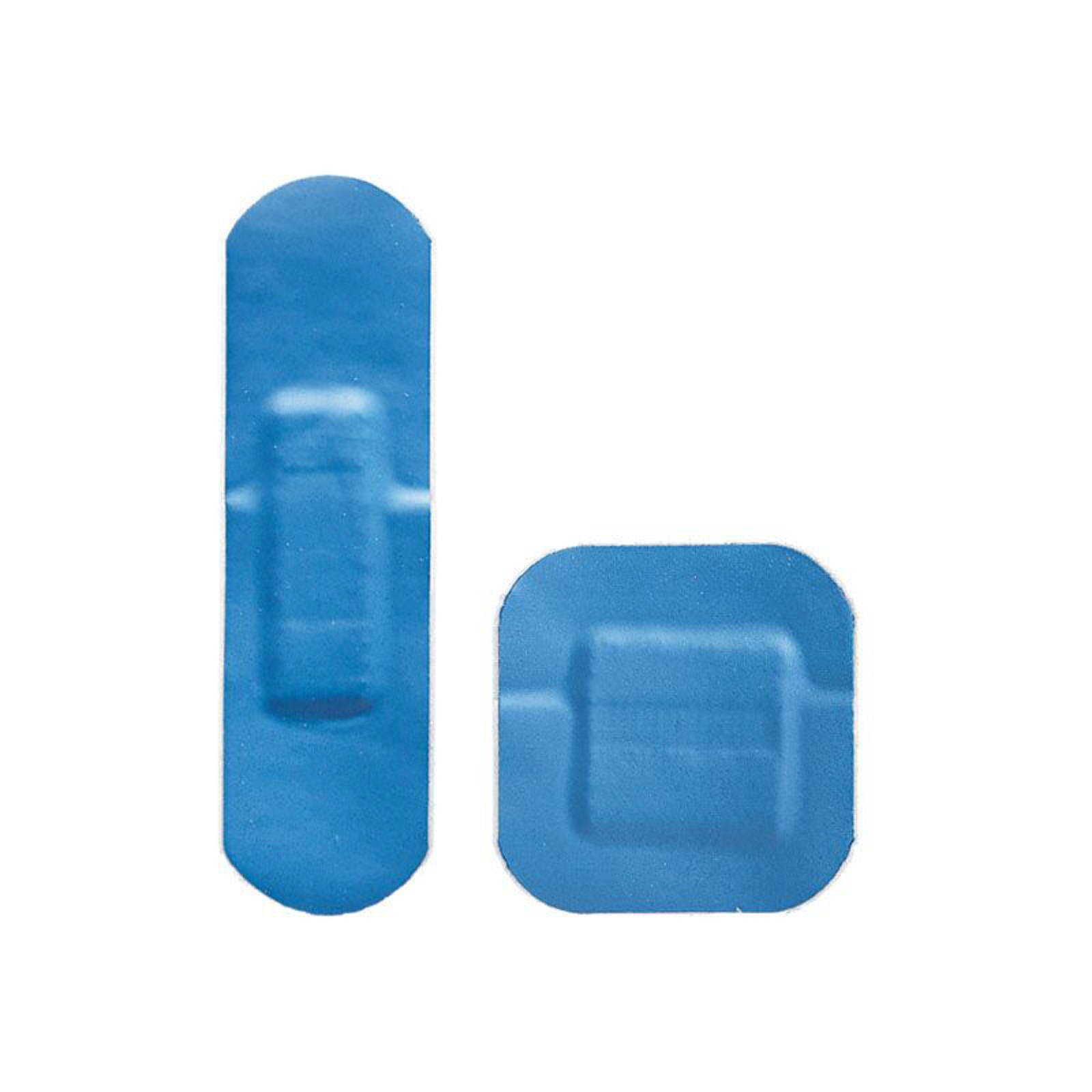 X-Ray Detectable Plasters - Pack of 20: 38 x 38mm and 72 x 22mm