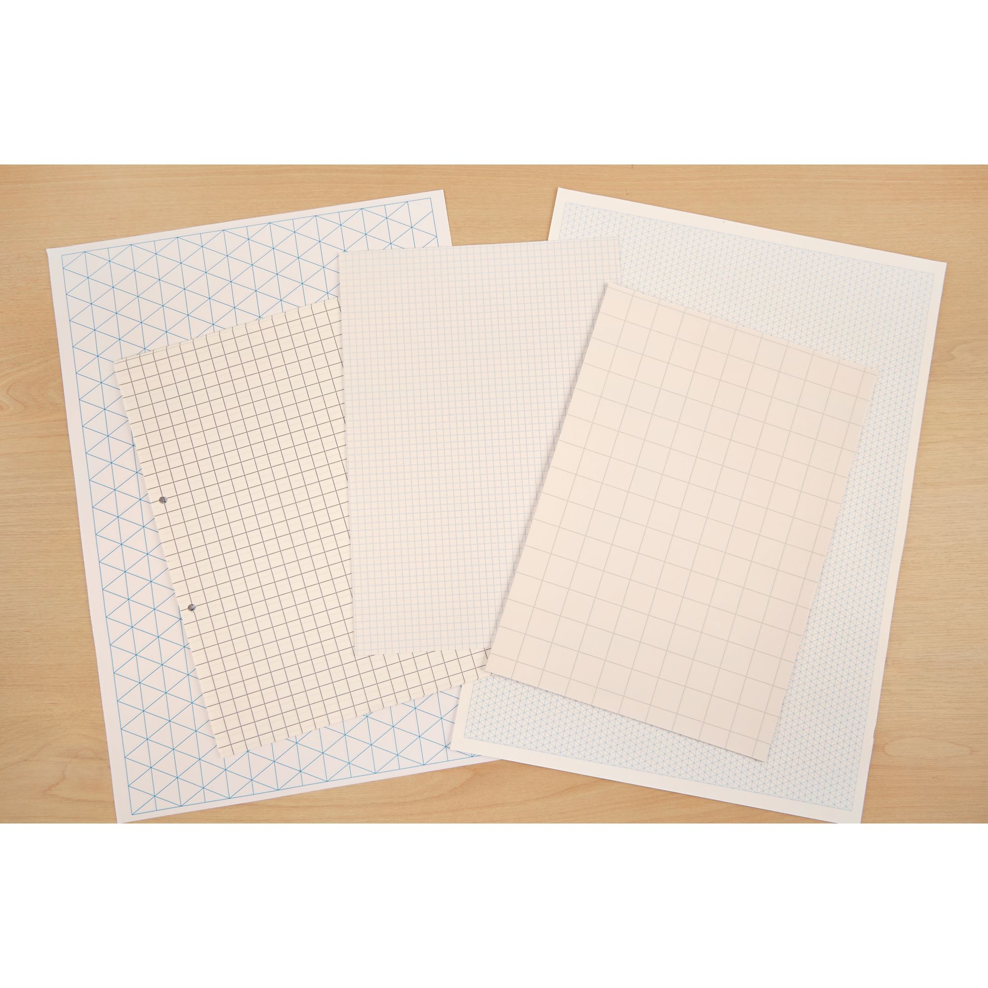 A4 5mm Sq Paper Unpunch 5Rms