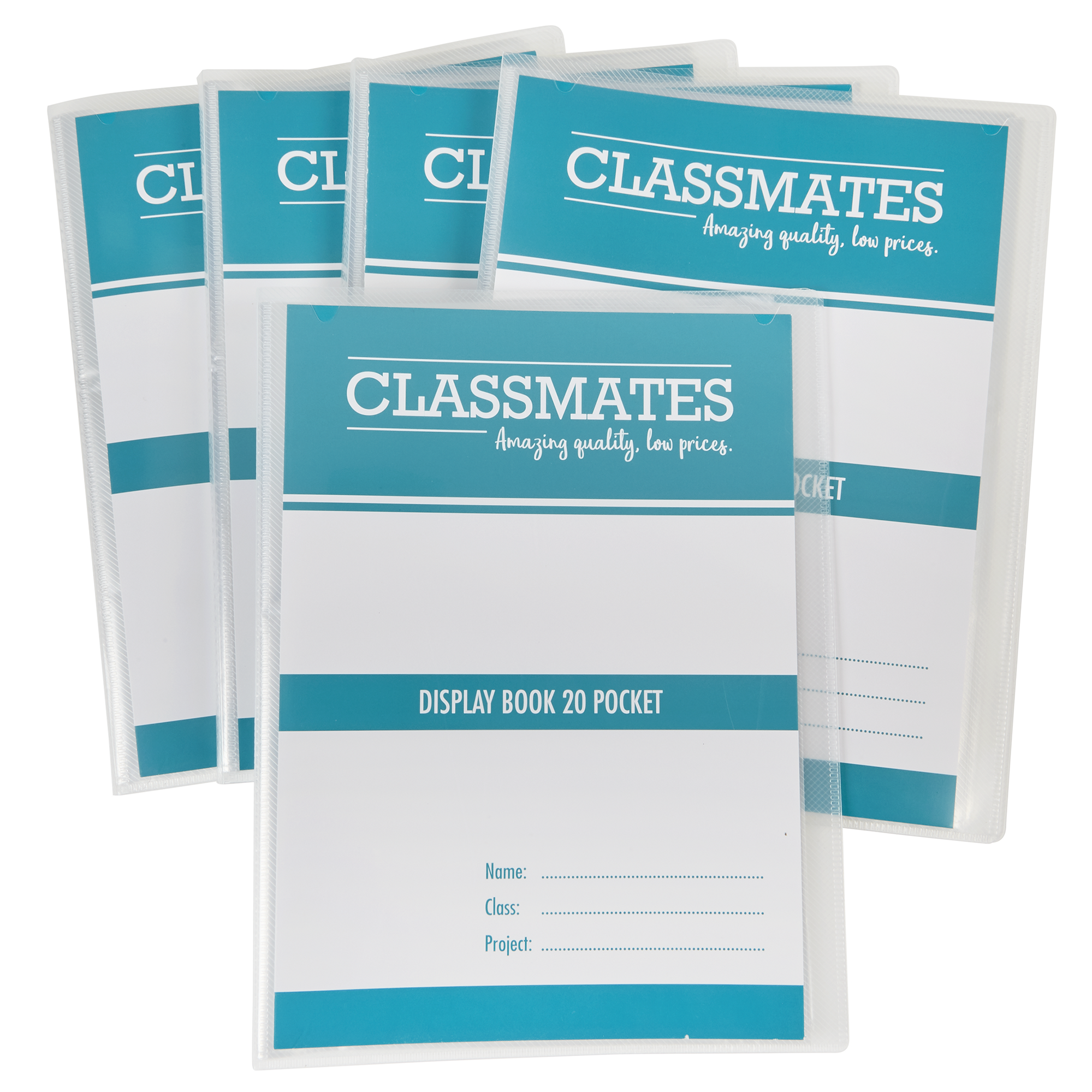 classmates display book a4 clear pack of 5