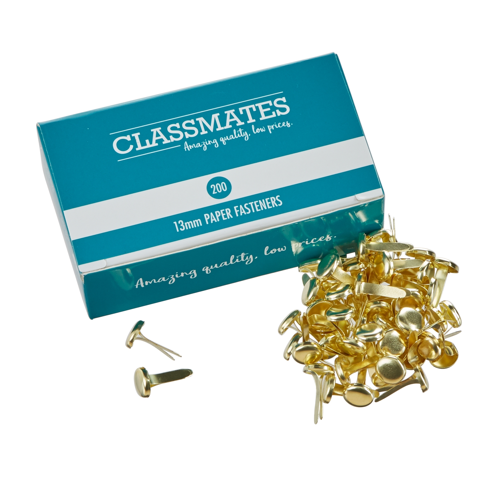 Classmates Paper Fasteners 13mm - Pack of 200