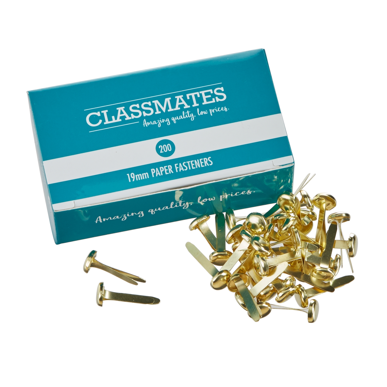 Classmates Paper Fasteners 20mm - Pack of 200