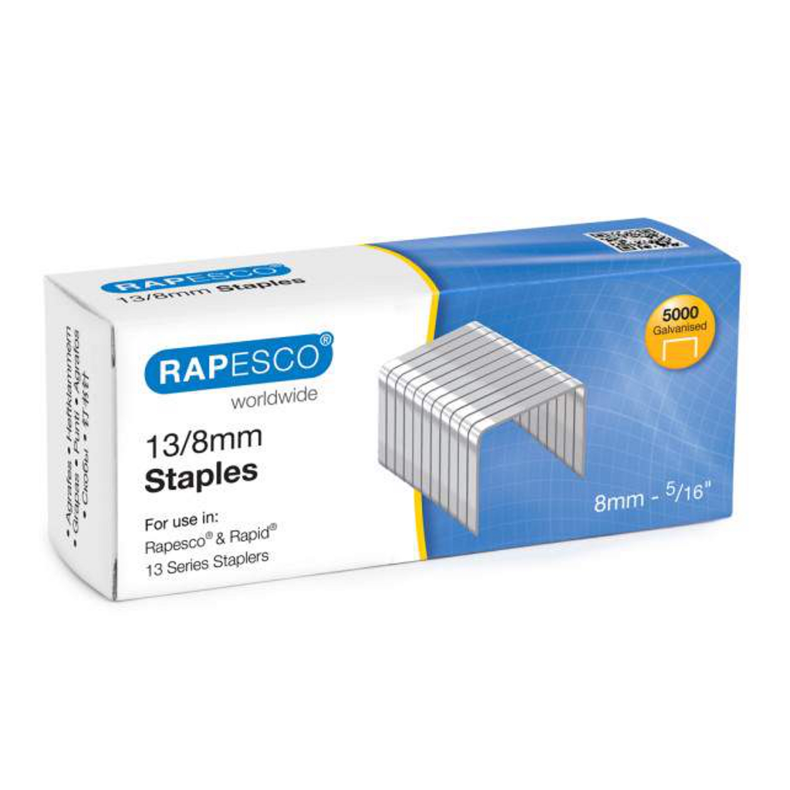 Rapesco Staples13/8mm - Pack of 5000
