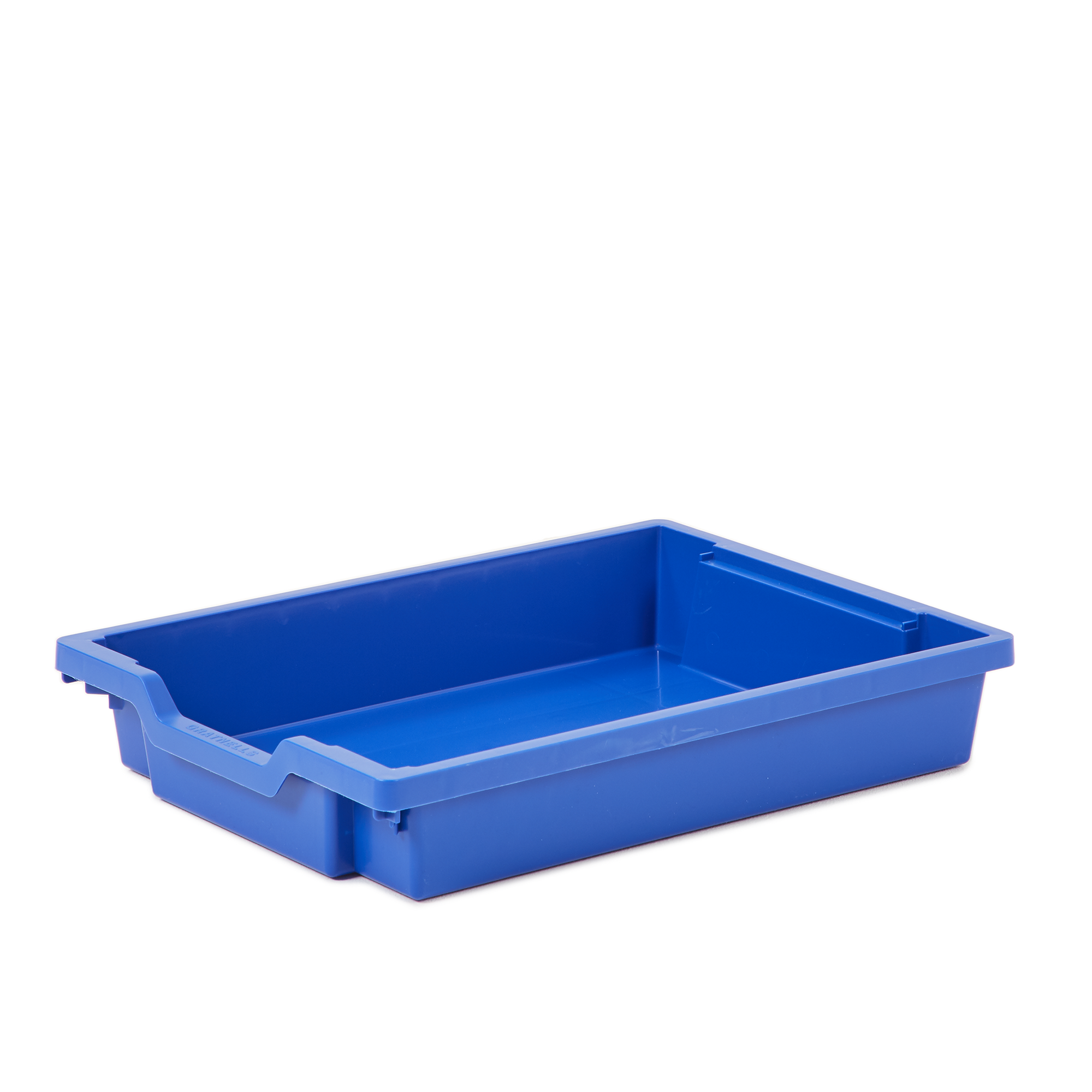 shallow plastic storage trays