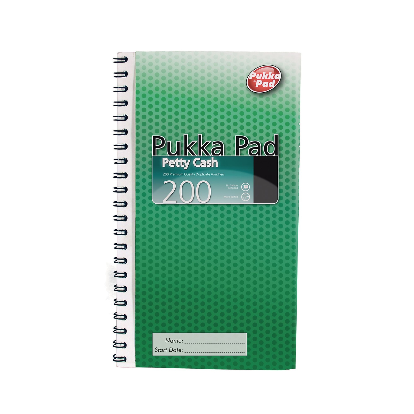 Pukka Petty Cash 50 Page Book Green